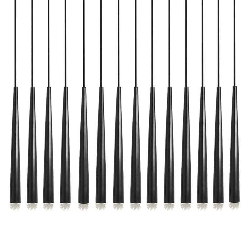 Aurance Lustre avec abat-jours en laiton poli et cristal Minimaliste - Neutralighting