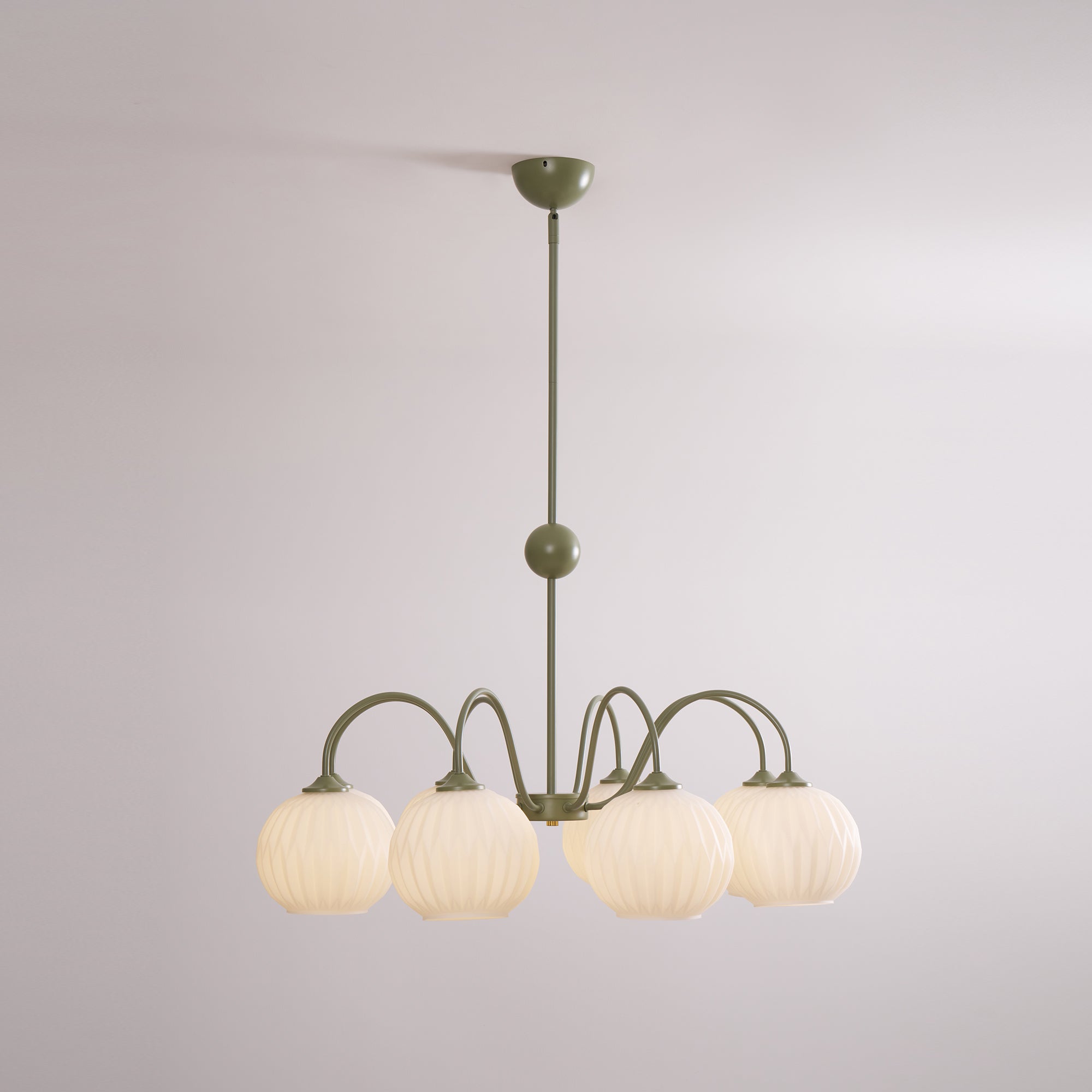 Unoryra Individual Creativity Metal Glass Chandelier - Lamp Copper