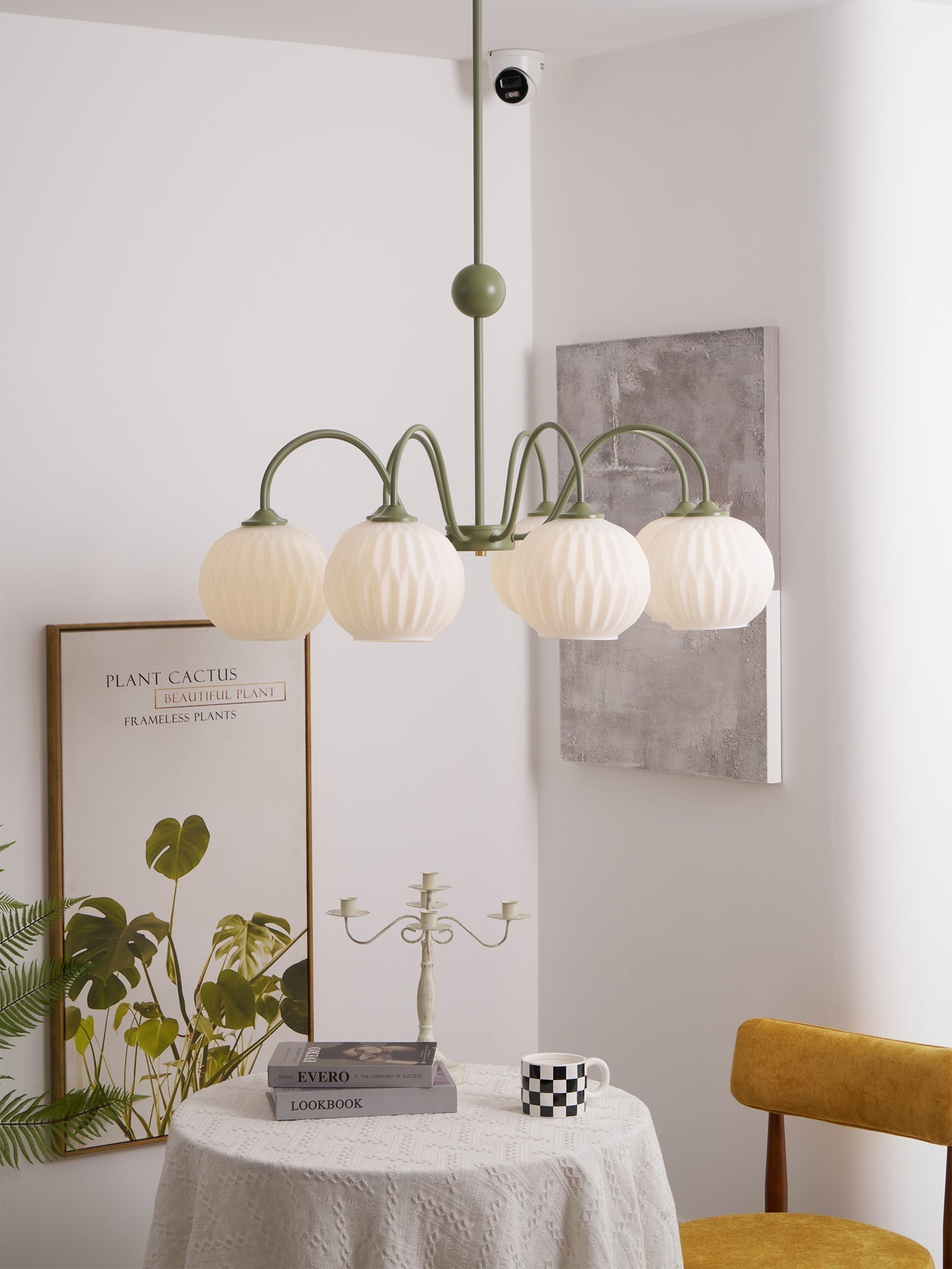 Unoryra Individual Creativity Metal Glass Chandelier - Lamp Copper