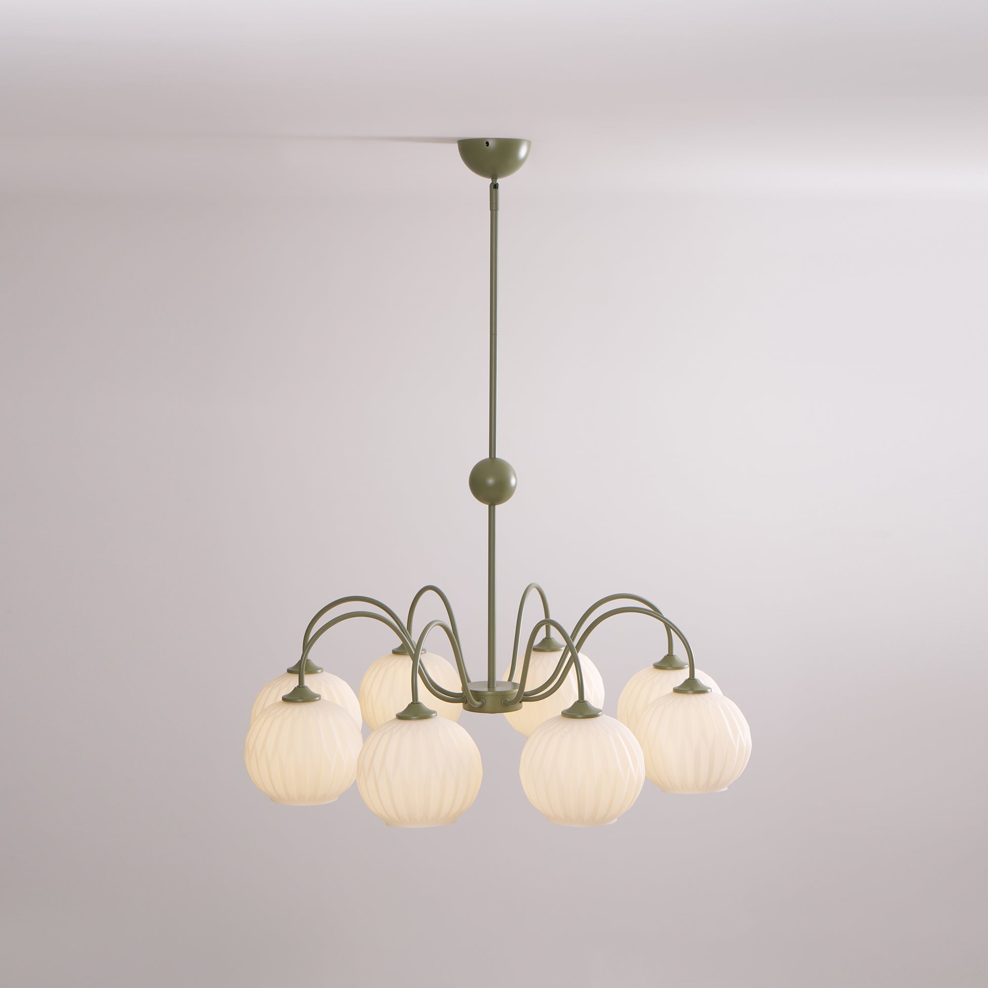 Unoryra Individual Creativity Metal Glass Chandelier - Lamp Copper