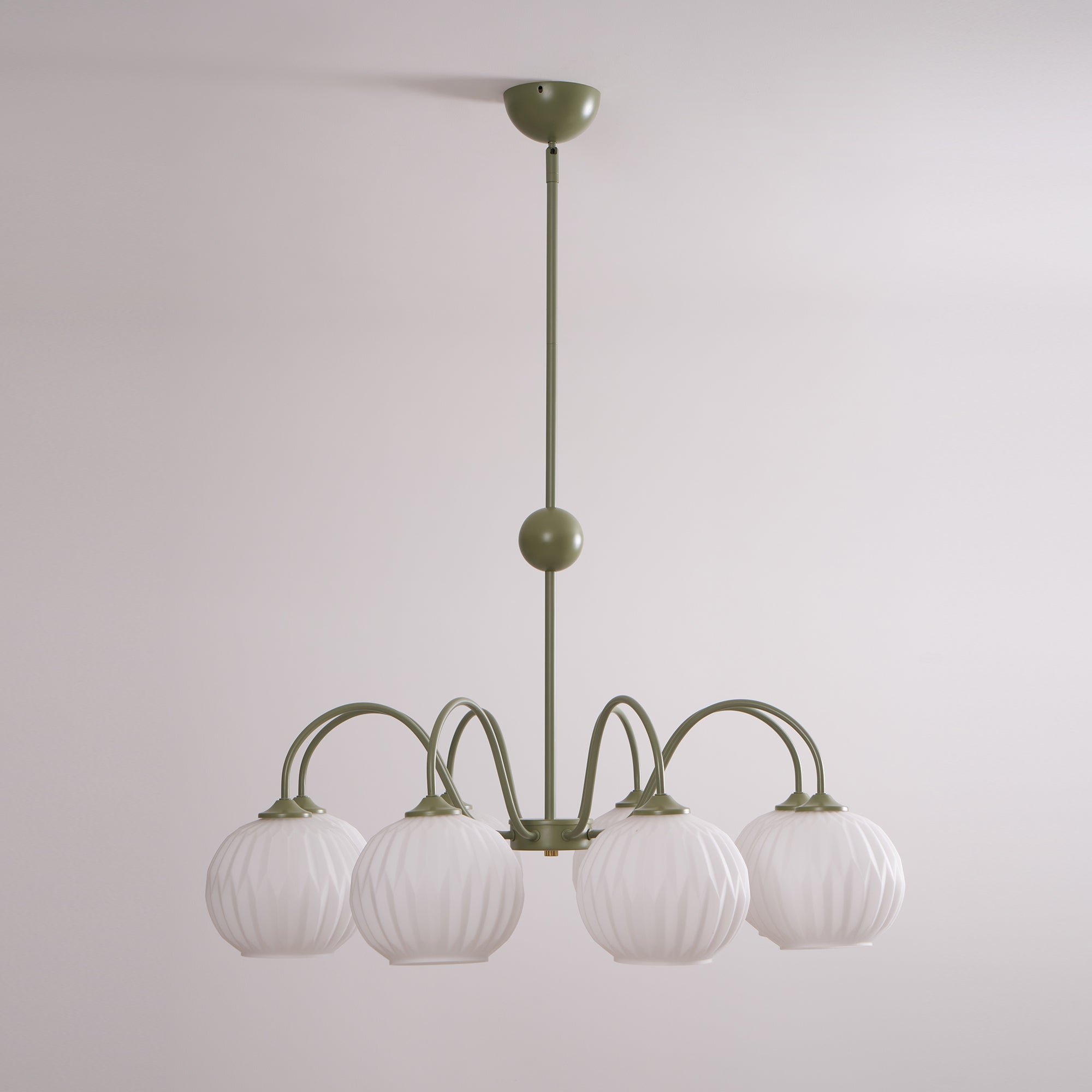 Unoryra Individual Creativity Metal Glass Chandelier - Lamp Copper