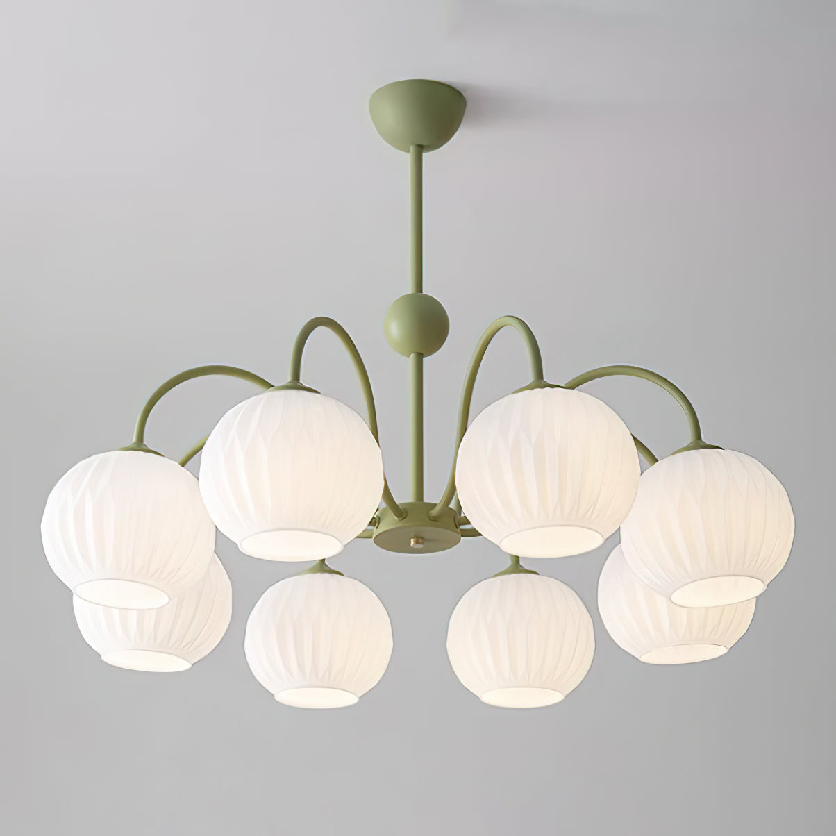 Unoryra Individual Creativity Metal Glass Chandelier - Lamp Copper