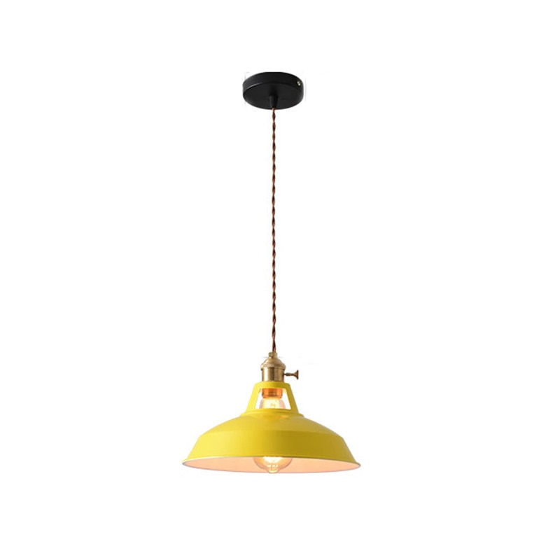 Jojo Lampe Suspension Luminaire Vintage. Métal. Noir/Blanc. Salle à Manger - Neutralighting