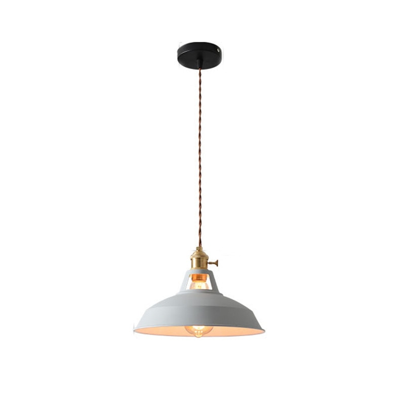 Jojo Lampe Suspension Luminaire Vintage. Métal. Noir/Blanc. Salle à Manger - Neutralighting