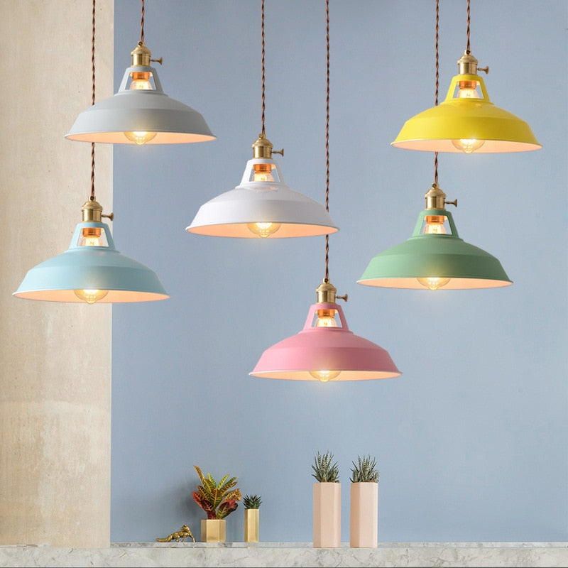 Jojo Lampe Suspension Luminaire Vintage. Métal. Noir/Blanc. Salle à Manger - Neutralighting