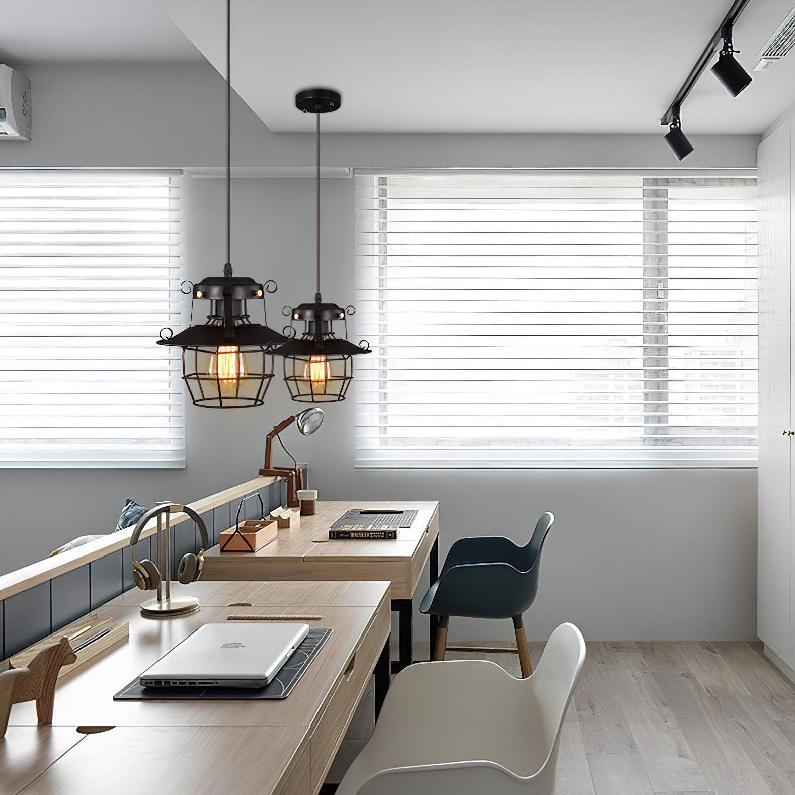 Retro Birdcage Pendant Light - Blowlighting