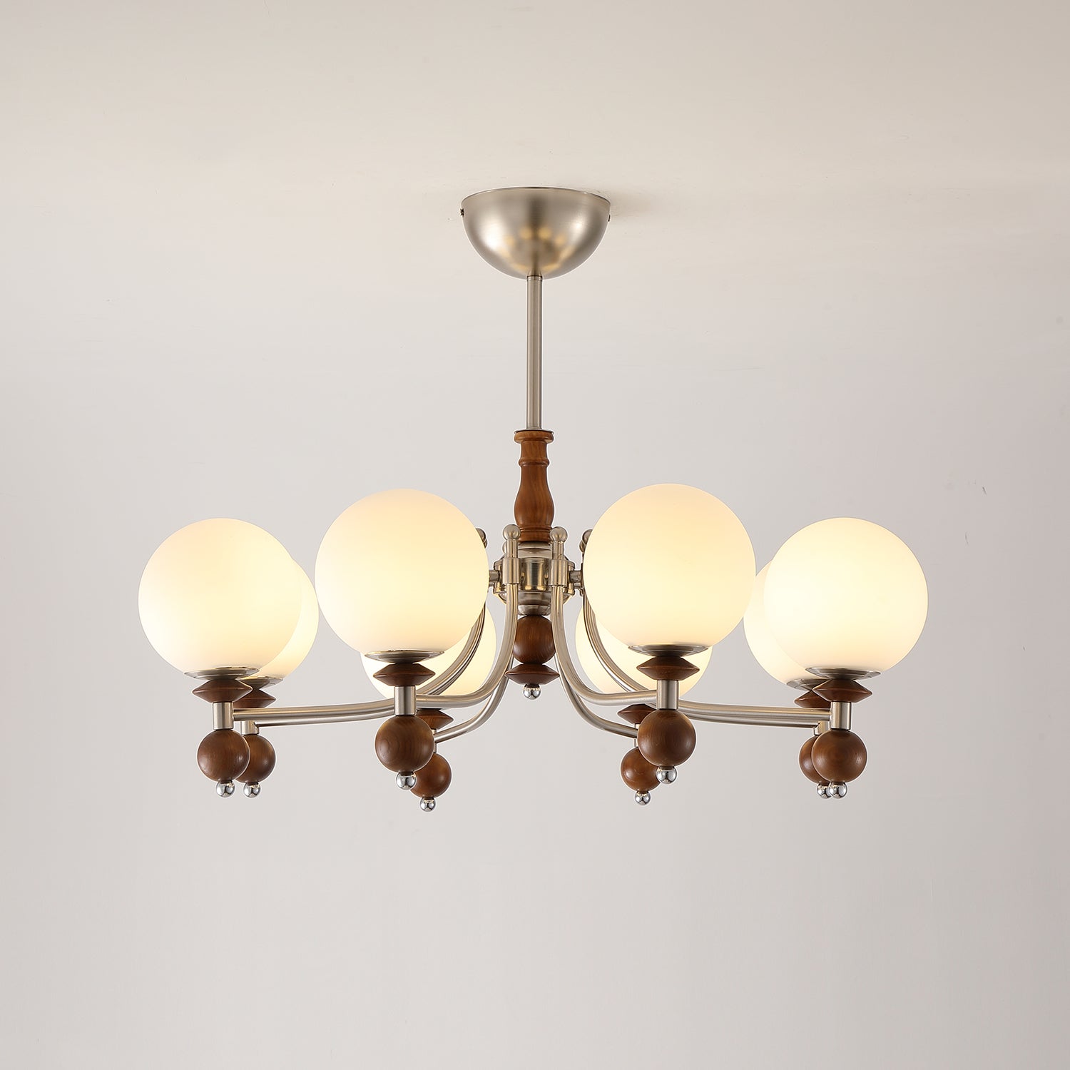 Retro Ellan Lustre Globe en Verre Poli - Neutralighting