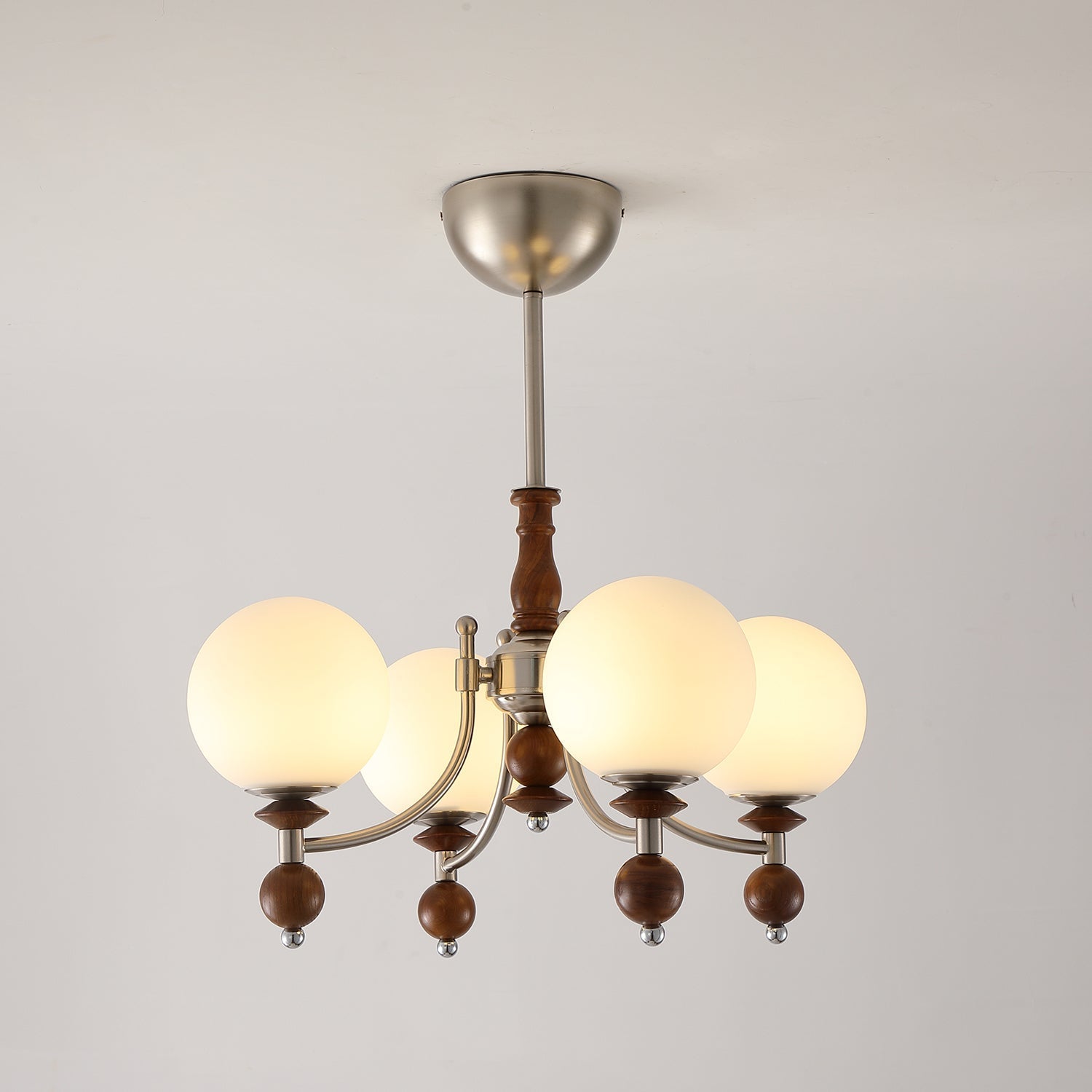 Retro Ellan Lustre Globe en Verre Poli - Neutralighting
