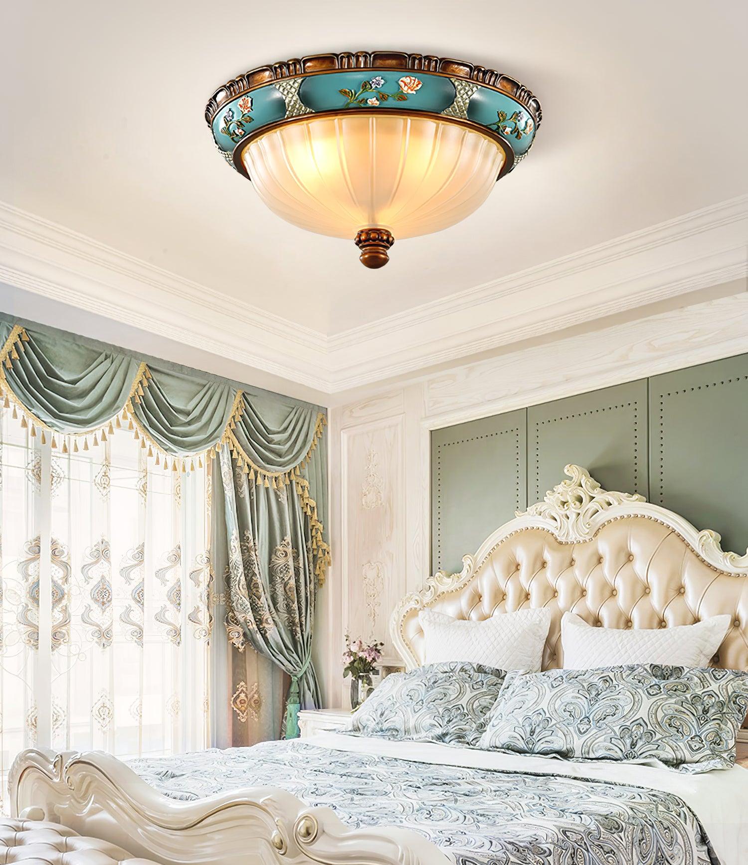 Solara Plafonnier Floral Encastré Vintage - Neutralighting