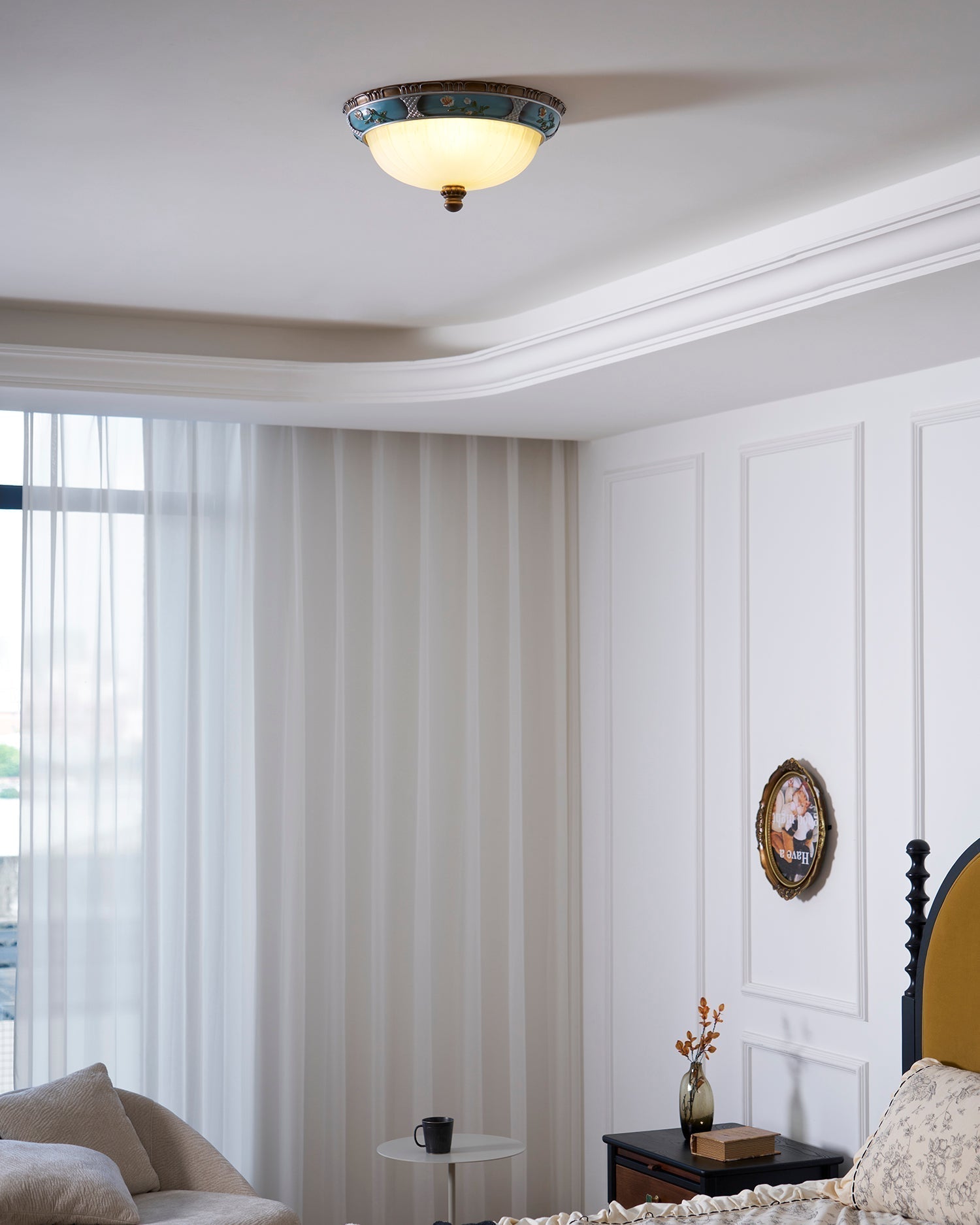 Solara Plafonnier Floral Encastré Vintage - Neutralighting