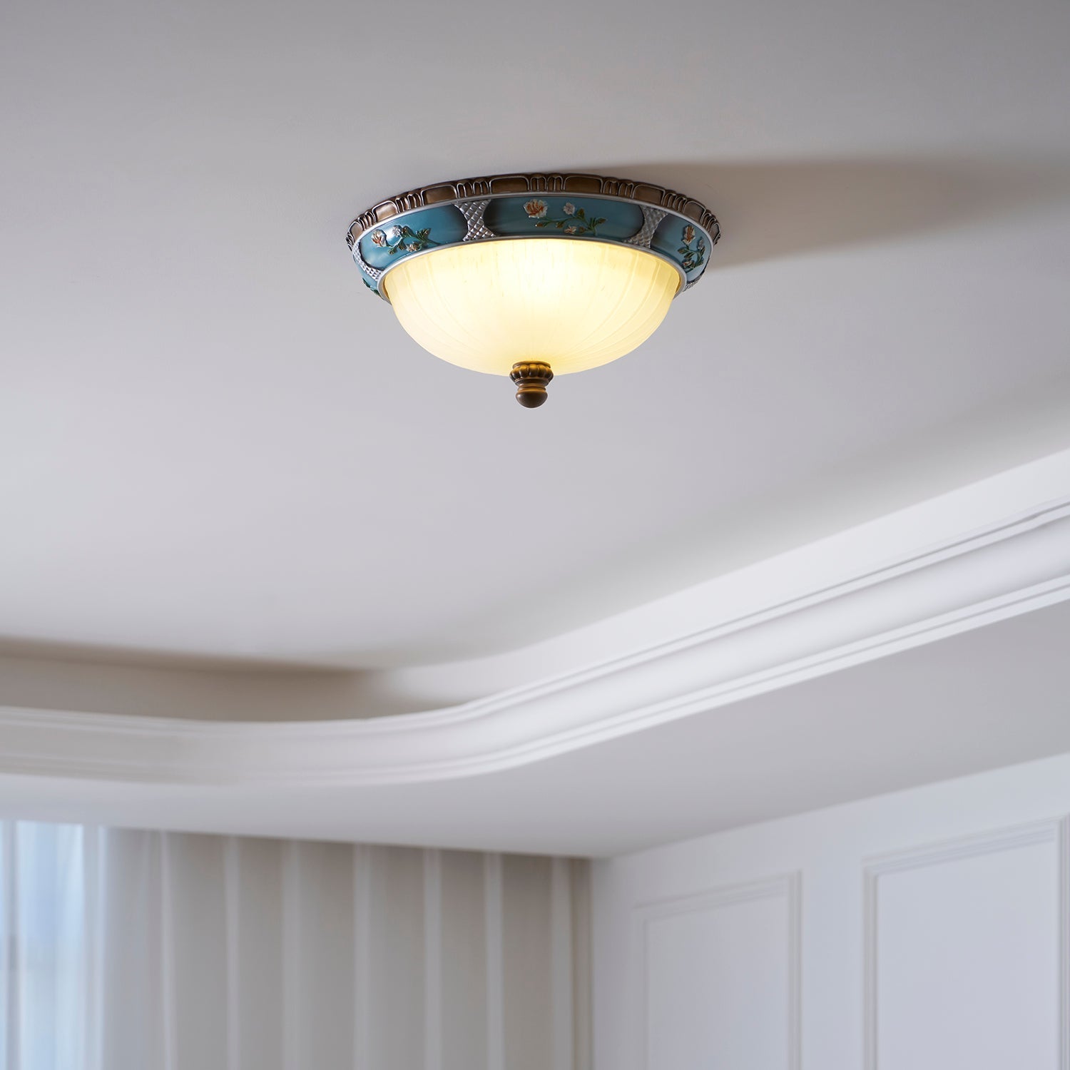 Solara Plafonnier Floral Encastré Vintage - Neutralighting