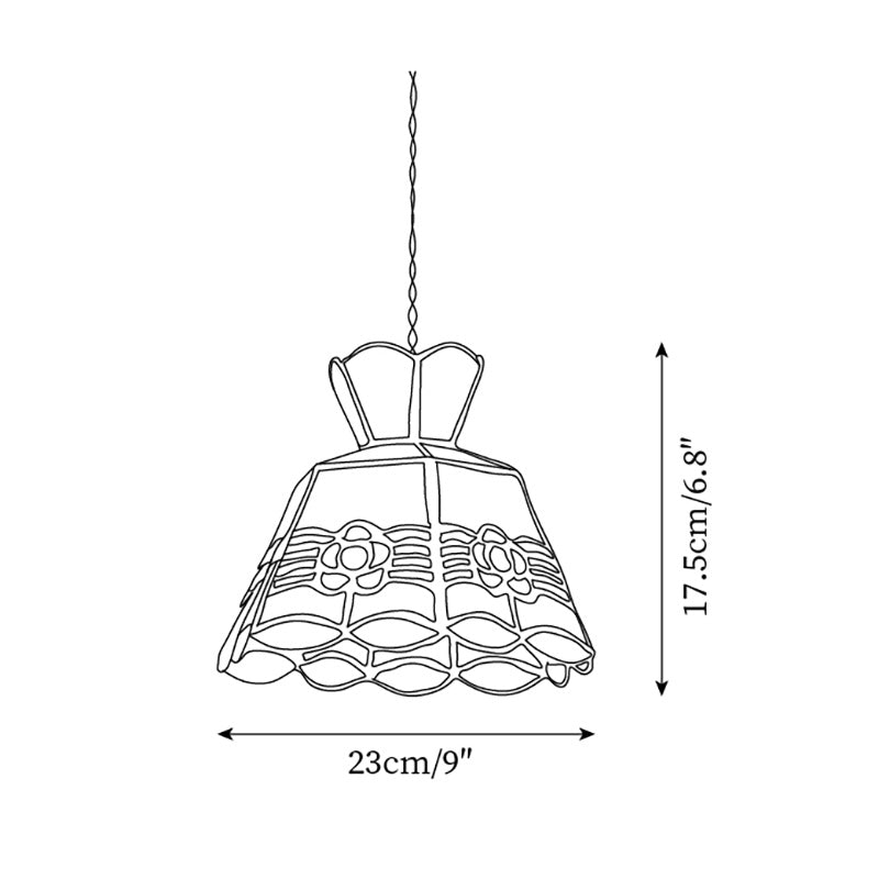 Garden Suspension verre Multicolore