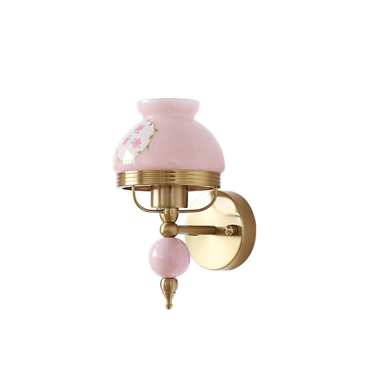 Tessan Applique murale en verre et lumière pour chambre à coucher ou couloir rétro - Neutralighting