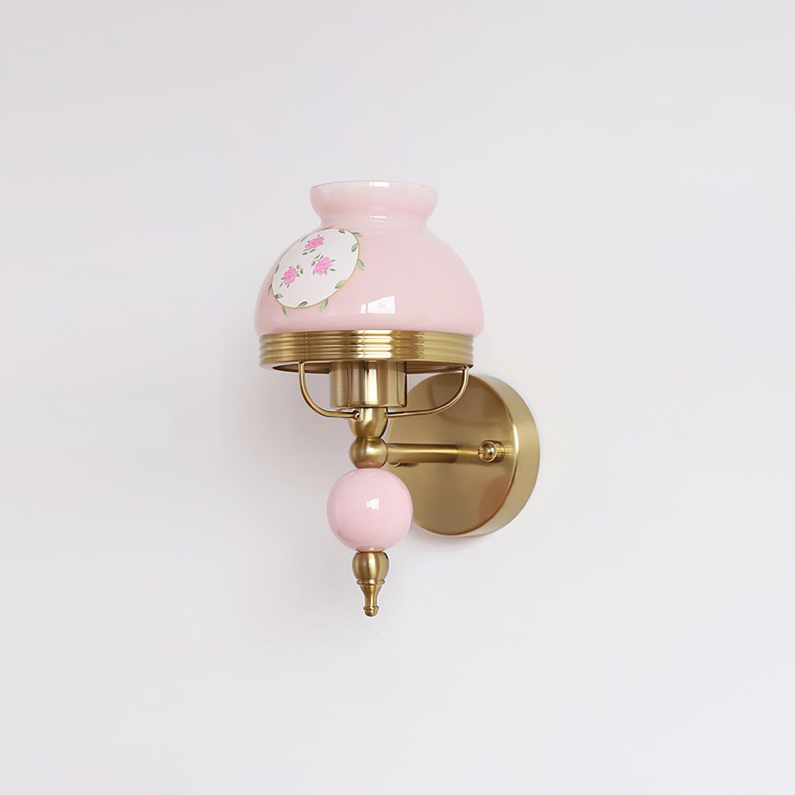 Tessan Applique murale en verre et lumière pour chambre à coucher ou couloir rétro - Neutralighting