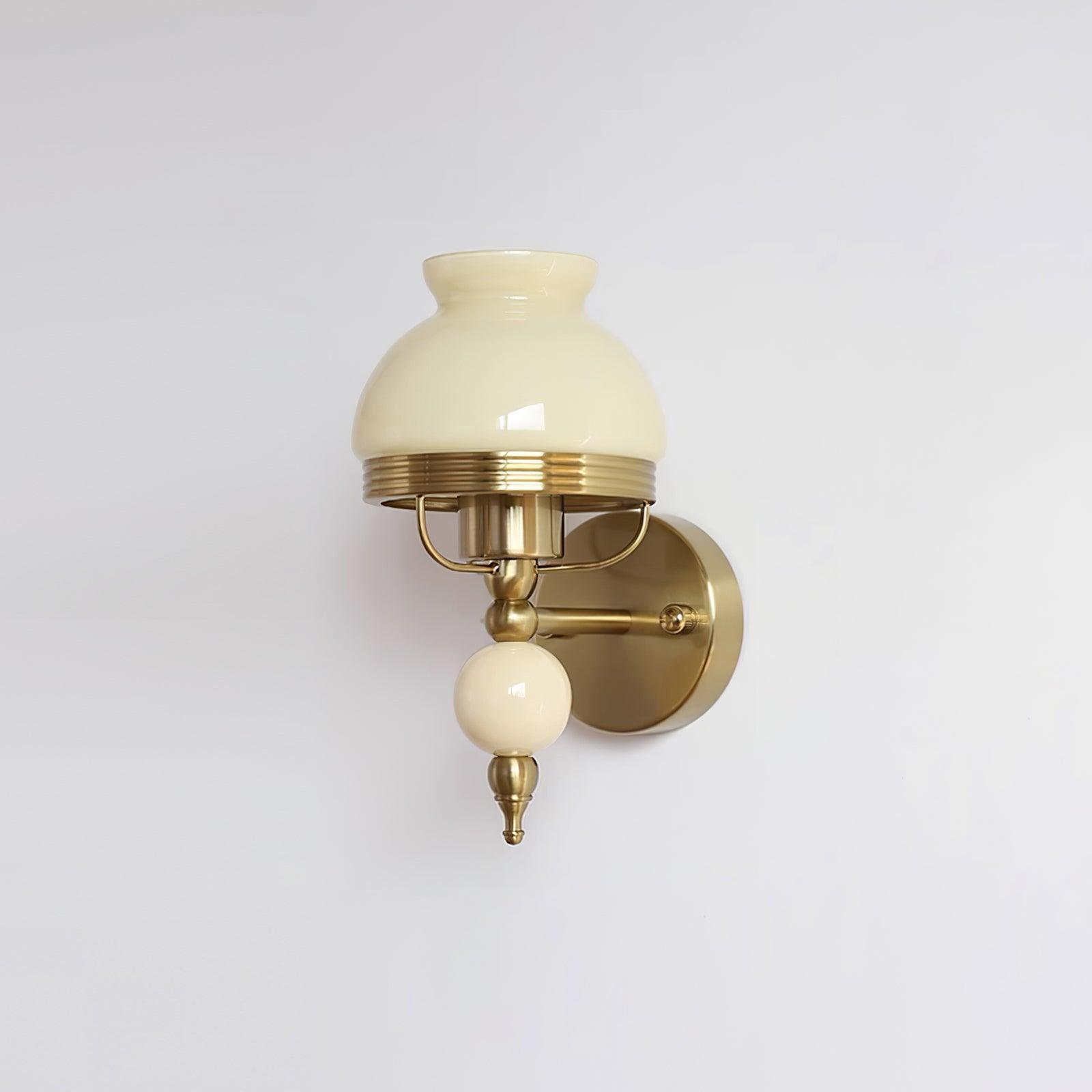 Tessan Applique murale en verre et lumière pour chambre à coucher ou couloir rétro - Neutralighting