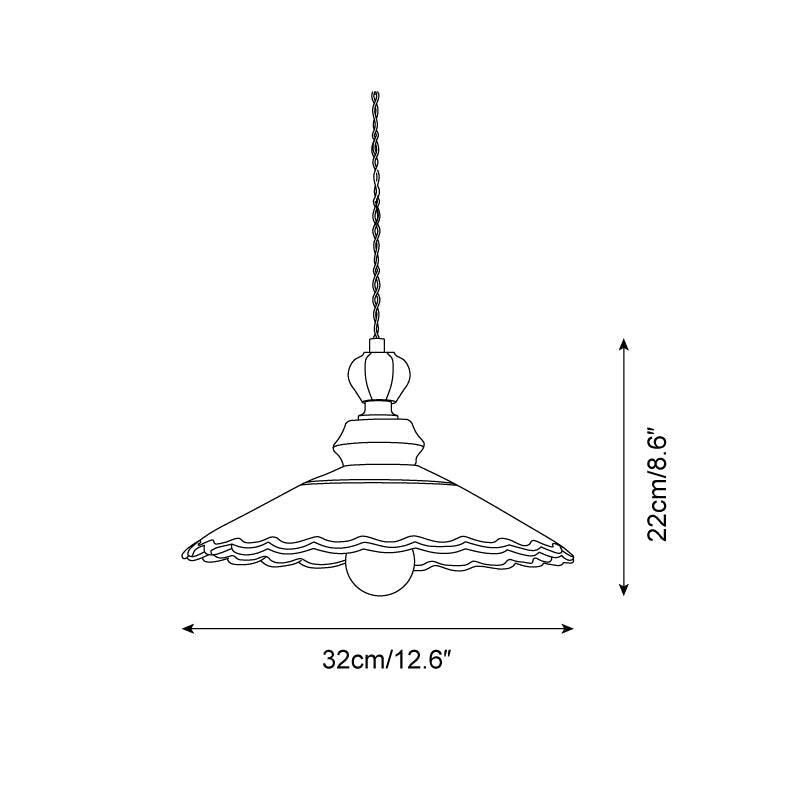 Revelyn Lampe Pendante Ruban Écaille - Neutralighting