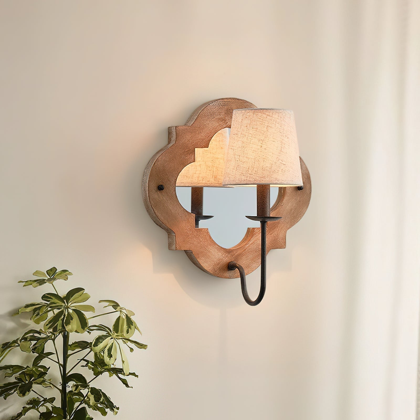 Sytheir Applique Murale Tissu Élégance Premium - Neutralighting