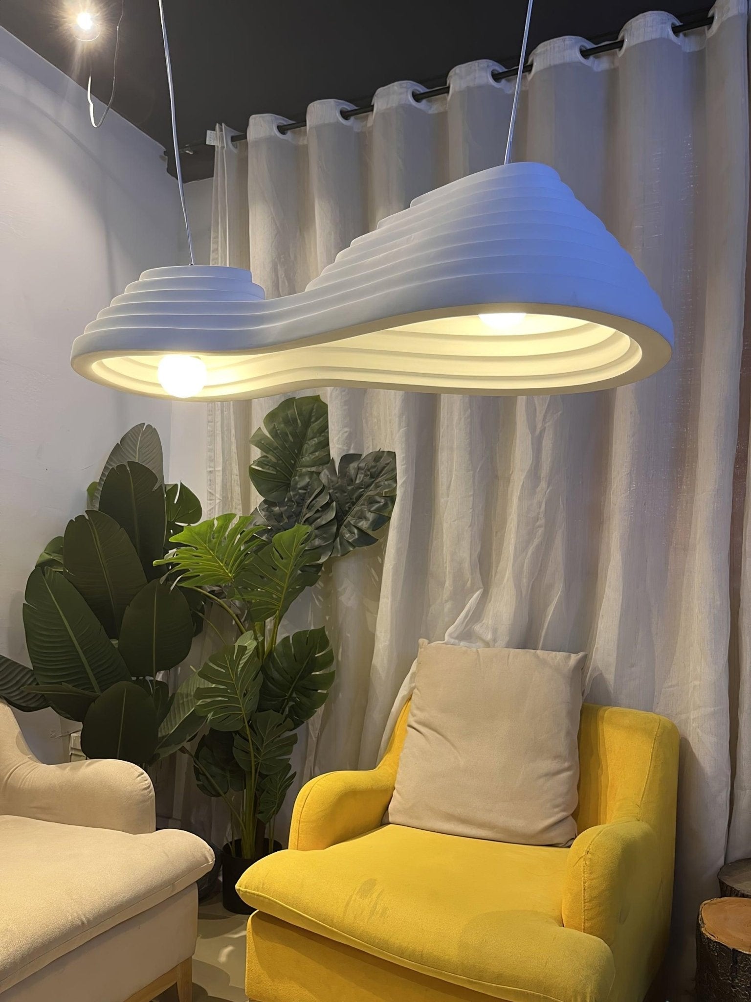 Ripple Lustre Suspendu Minimaliste En Résine - Neutralighting