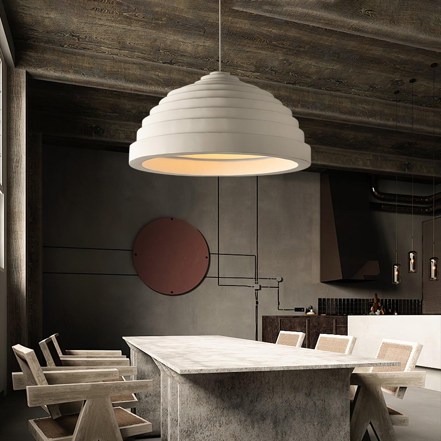 Ripple Lustre Suspendu Minimaliste En Résine - Neutralighting