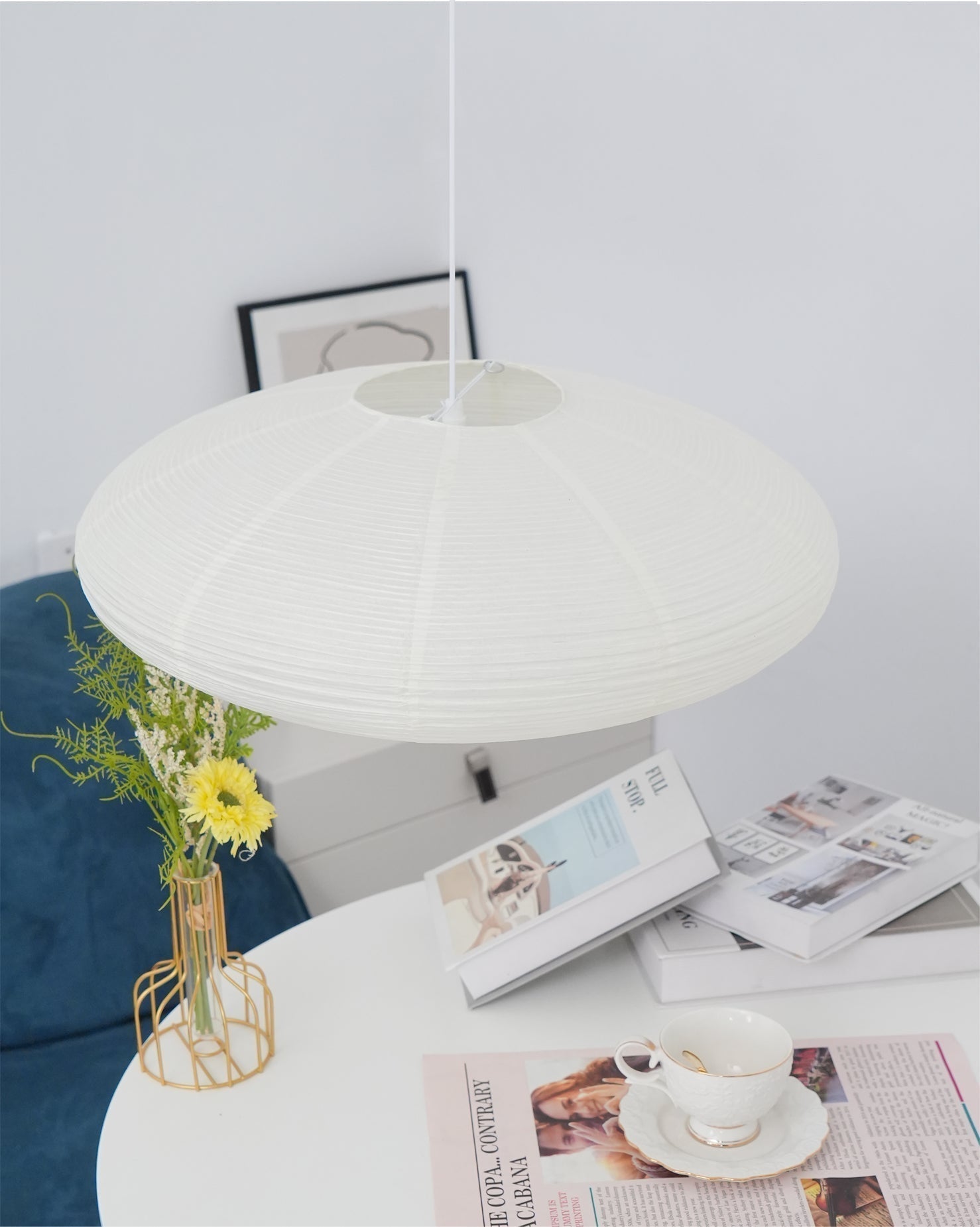 Orba Lampe Pendante en Papier Washi 15A - Neutralighting