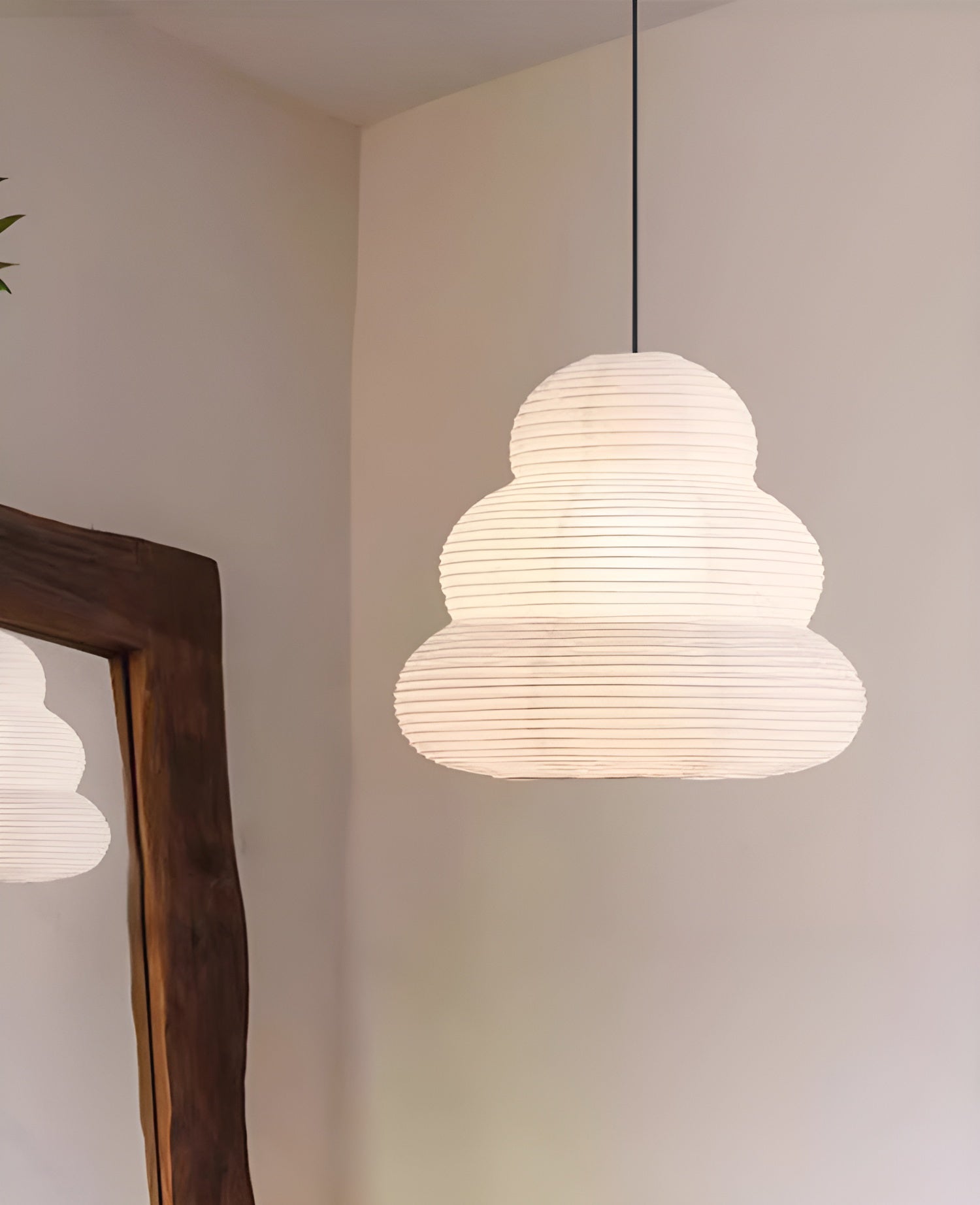 Gemma Modern Paper Pendant Light - Neutralighting