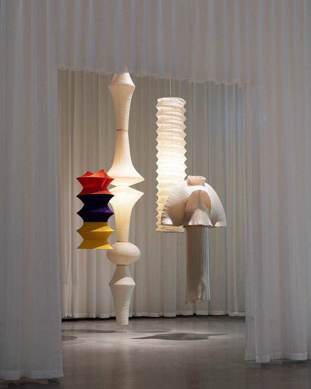 Lustra Suspension Luminaire Papier Washi E pour Salon - Neutralighting