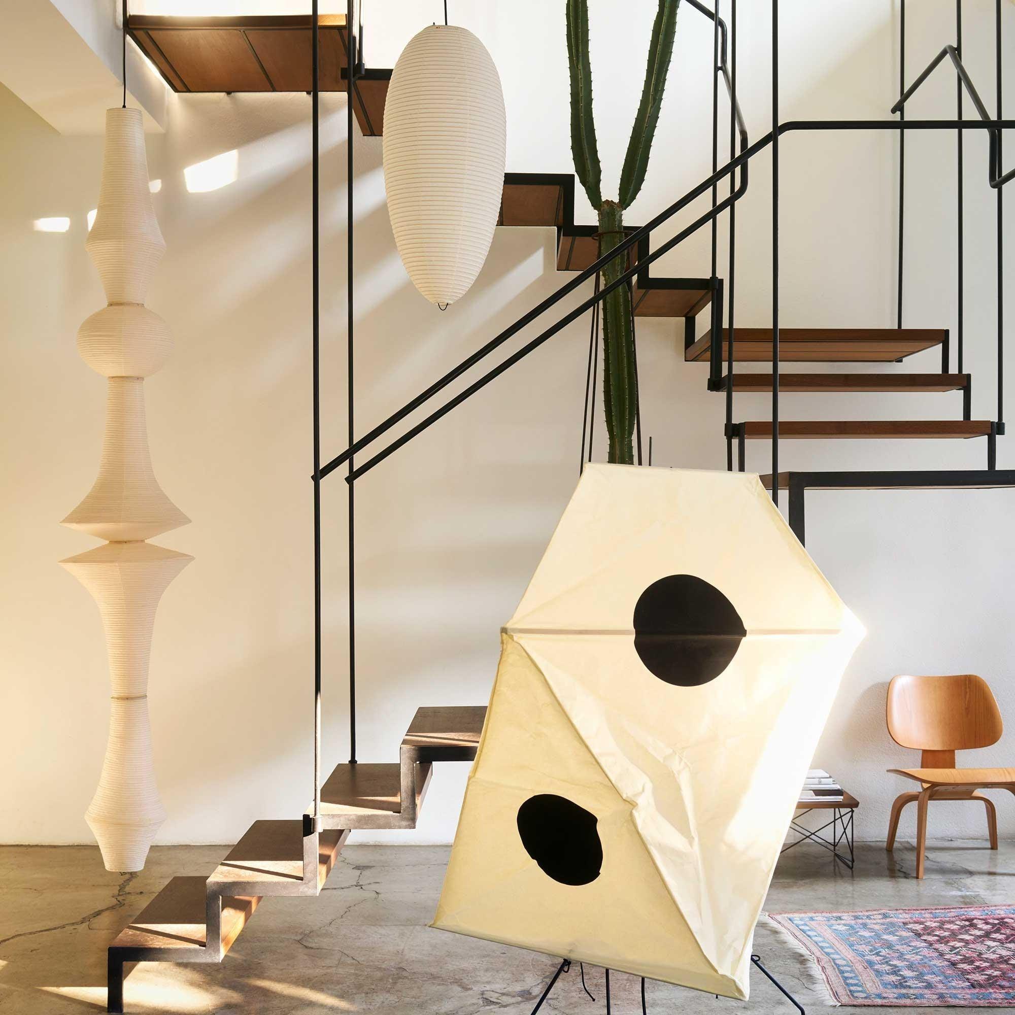 Lustra Suspension Luminaire Papier Washi E pour Salon - Neutralighting