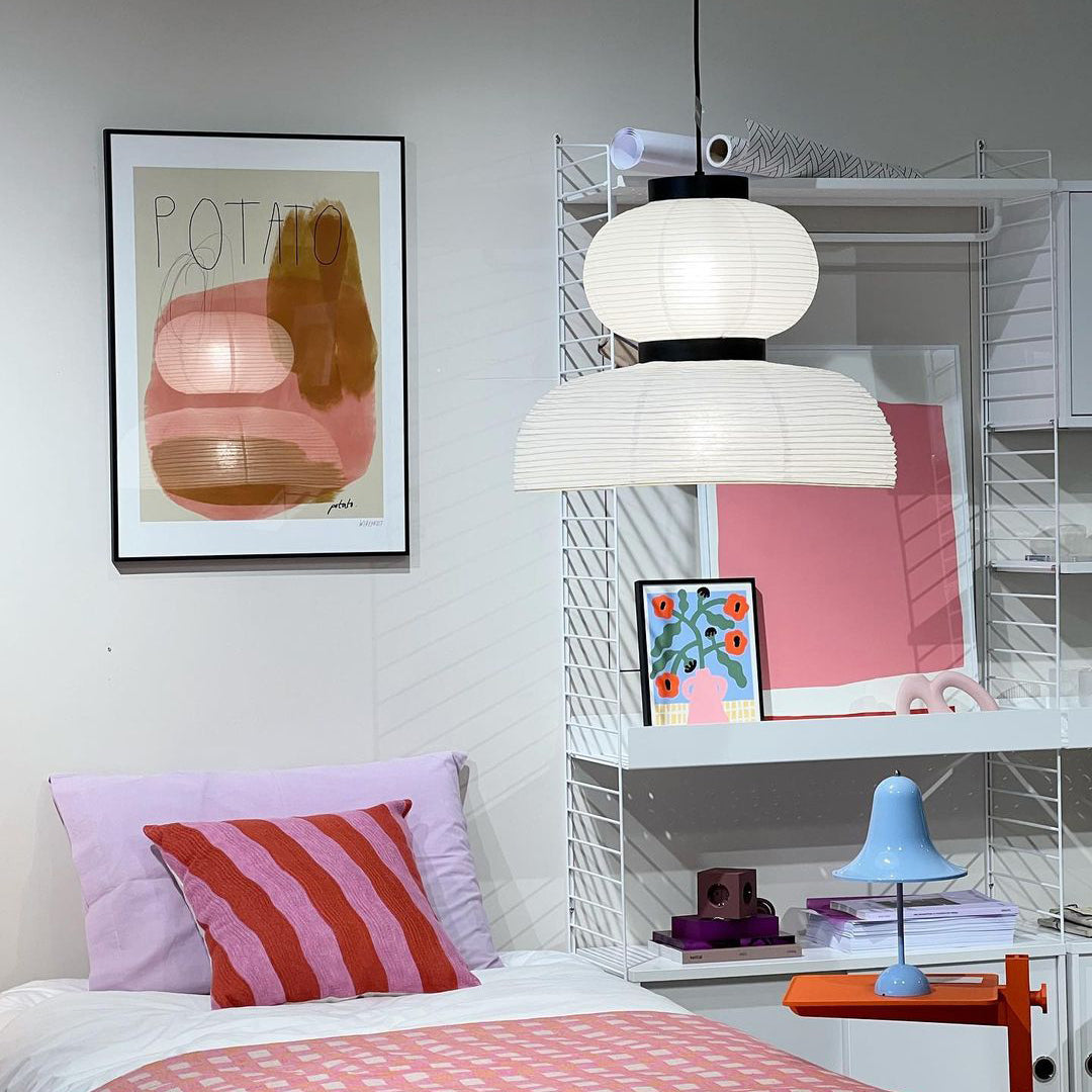 Tessire Lampe Suspendue Scandinave en Papier - Neutralighting