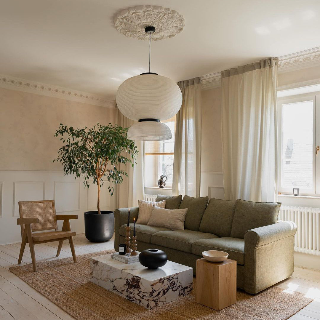 Tessire Lampe Suspendue Scandinave en Papier - Neutralighting