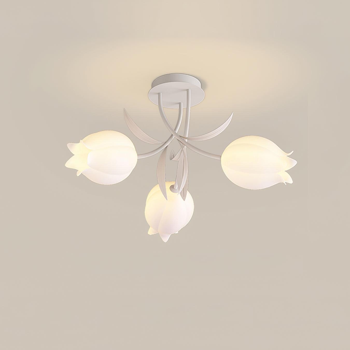 Tulip Plafonnier Led fleur