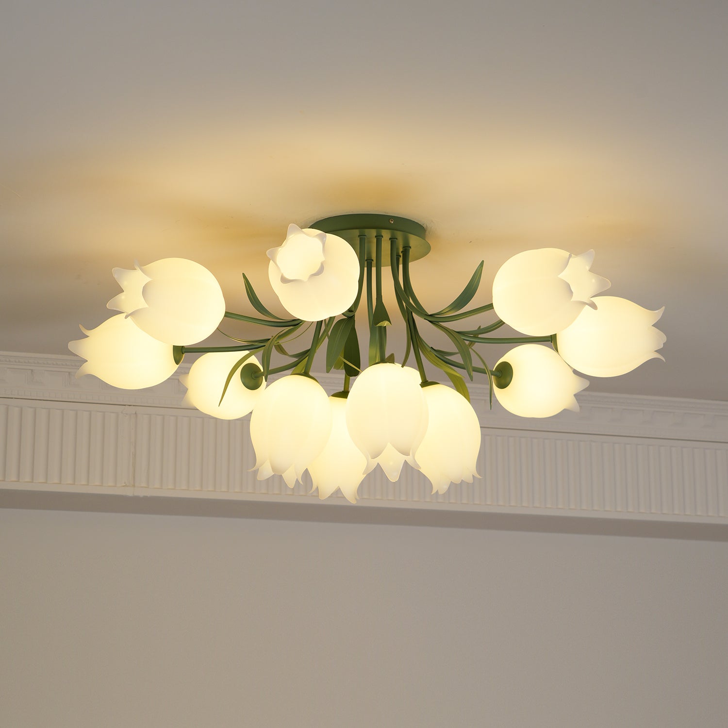 Tulip Plafonnier Led fleur