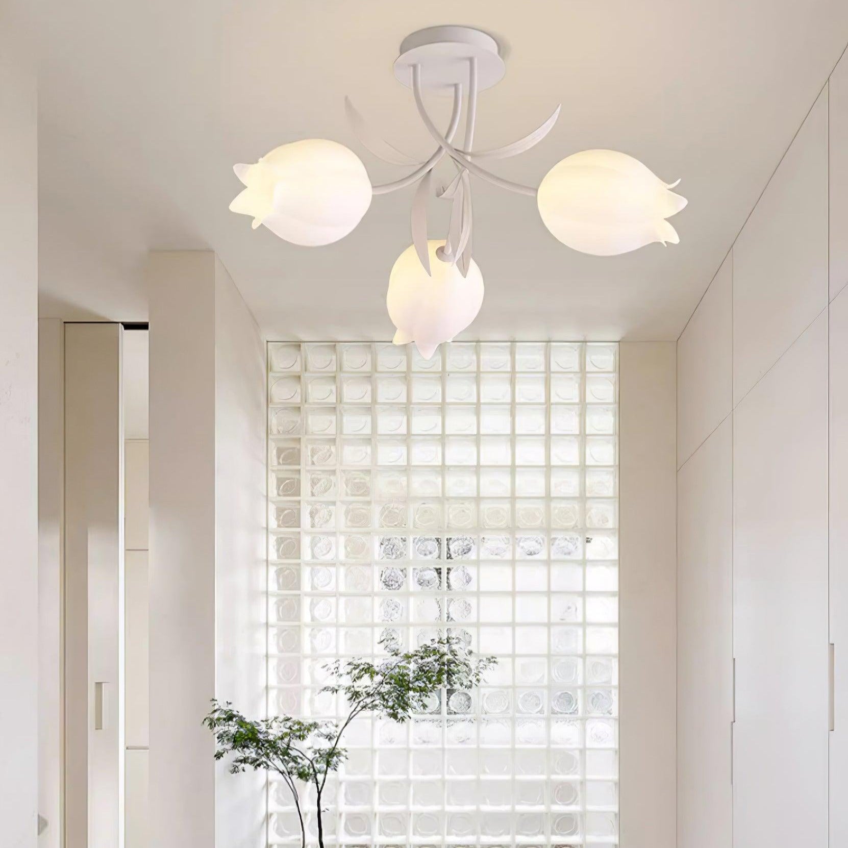 Tulip Plafonnier Led fleur