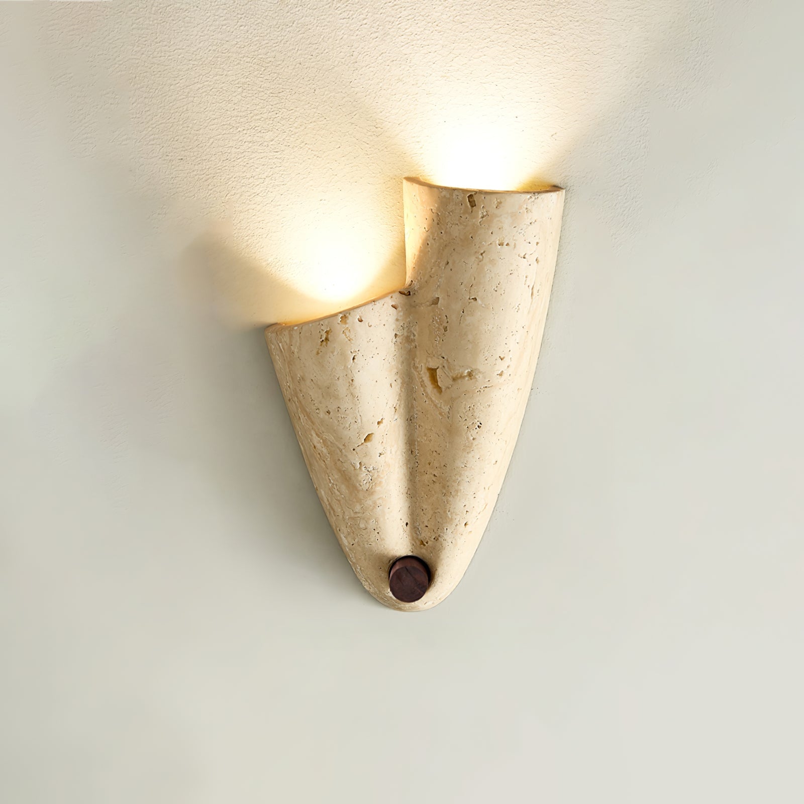 Solva Applique Murale Artistique en Travertin - Neutralighting