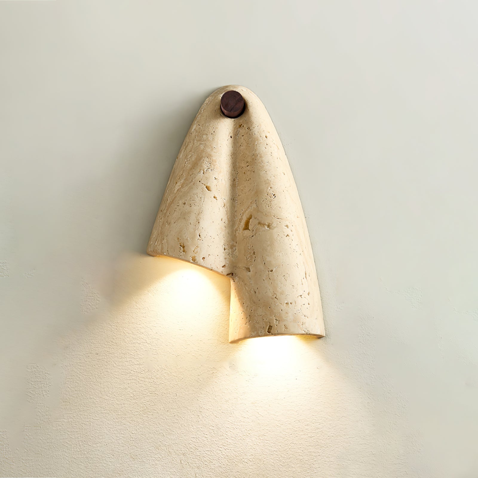 Solva Applique Murale Artistique en Travertin - Neutralighting
