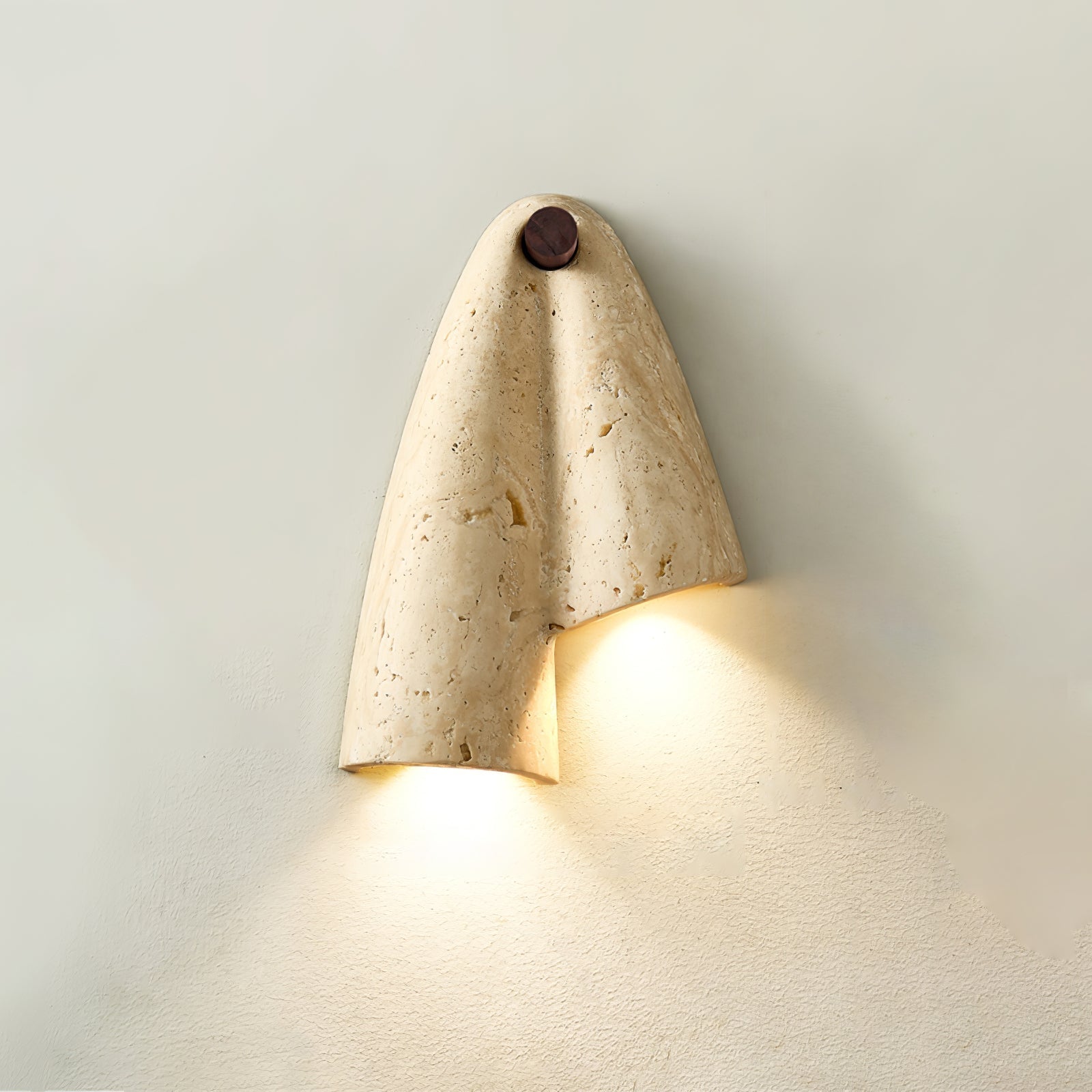 Solva Applique Murale Artistique en Travertin - Neutralighting
