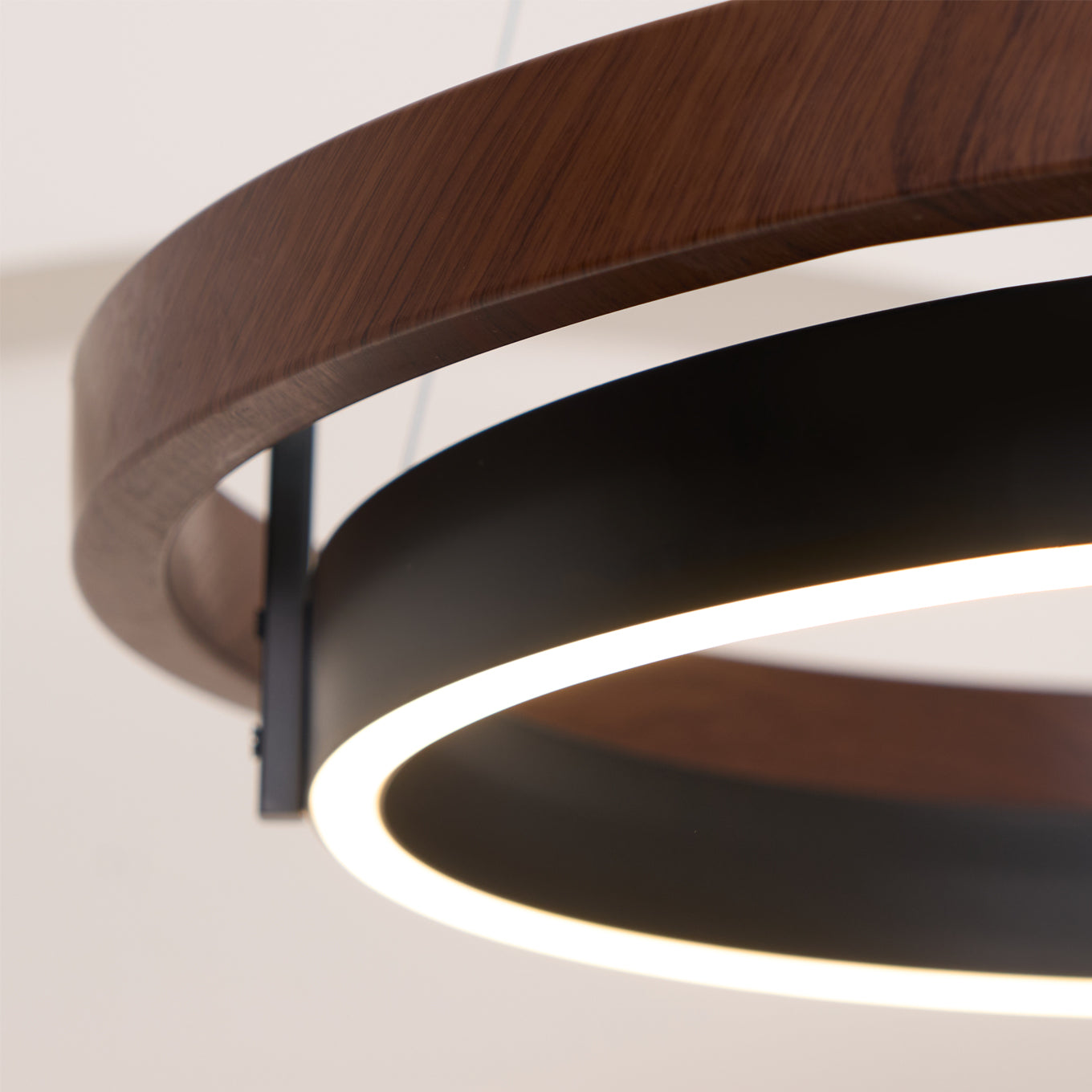 Acorn Lustre Anneau en Bois