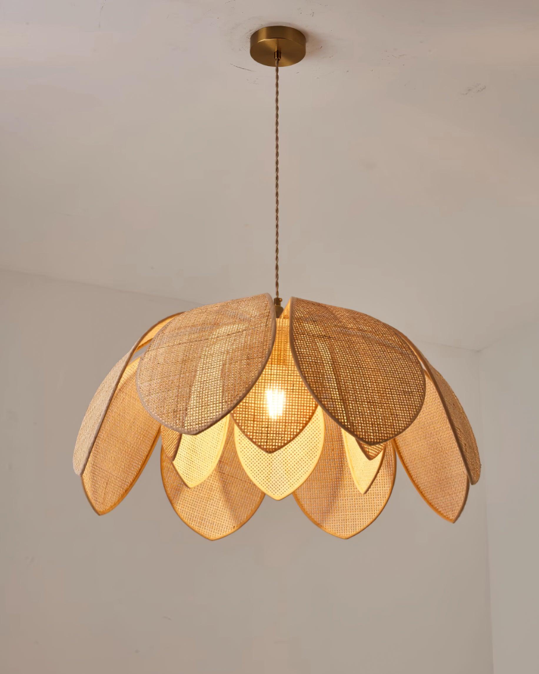 Fionel Lampe Suspension en Rattan - Neutralighting