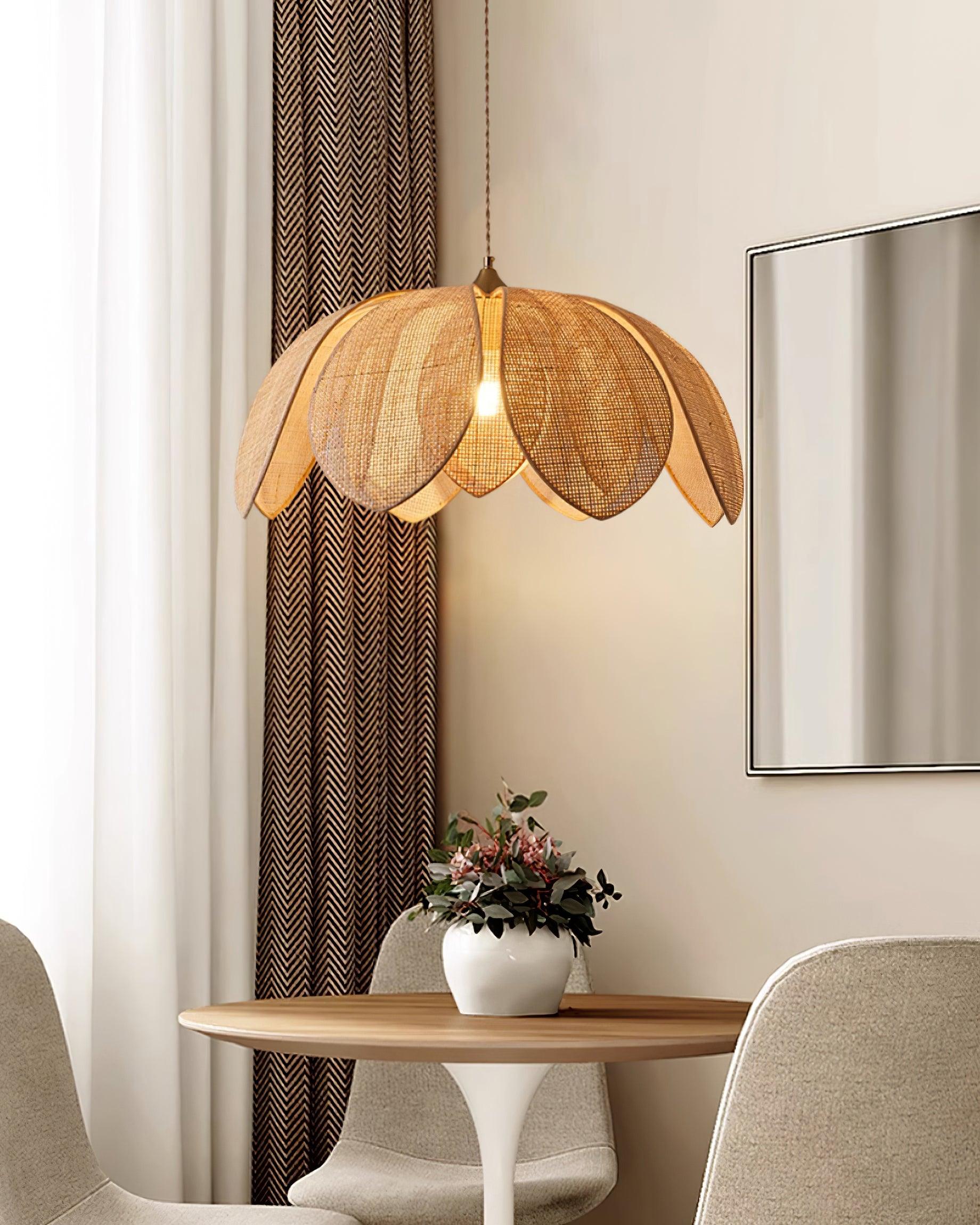 Fionel Lampe Suspension en Rattan - Neutralighting