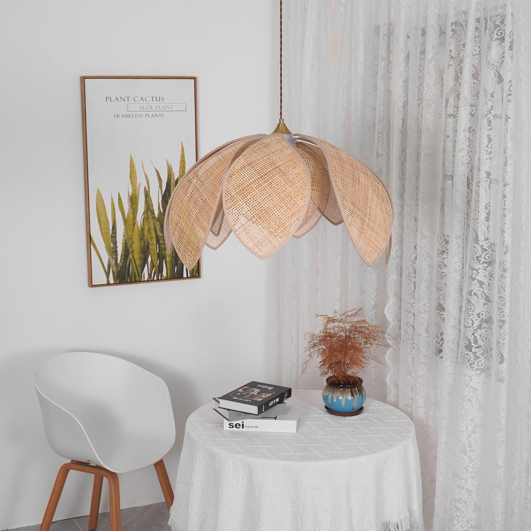 Fionel Lampe Suspension en Rattan - Neutralighting