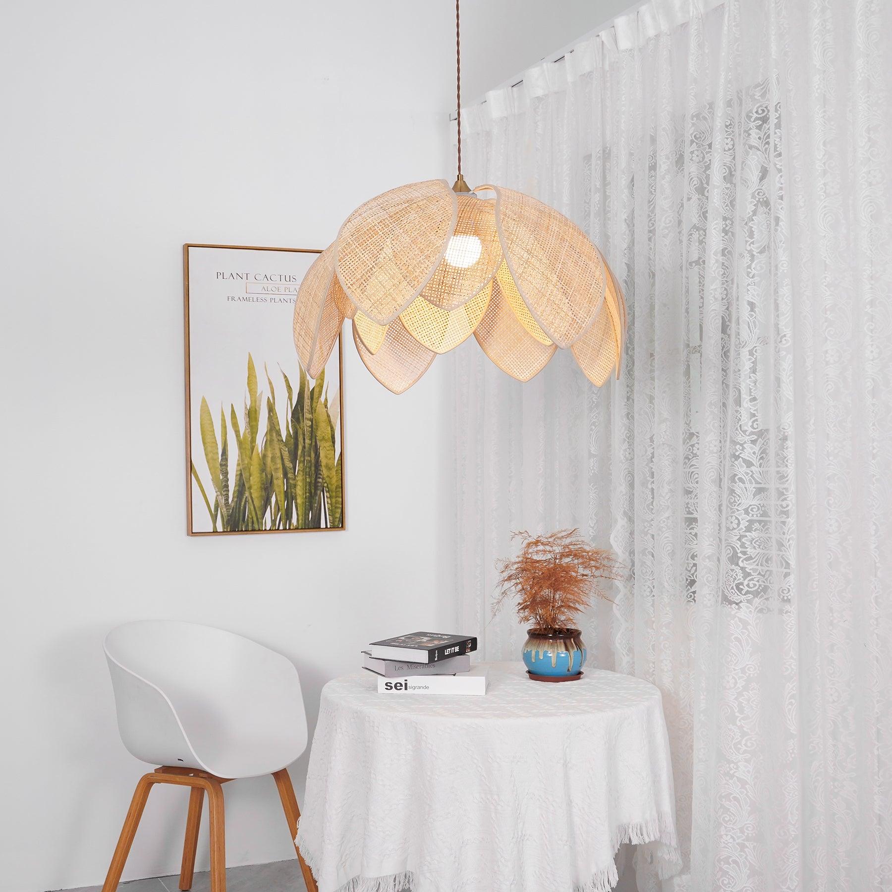 Fionel Lampe Suspension en Rattan - Neutralighting