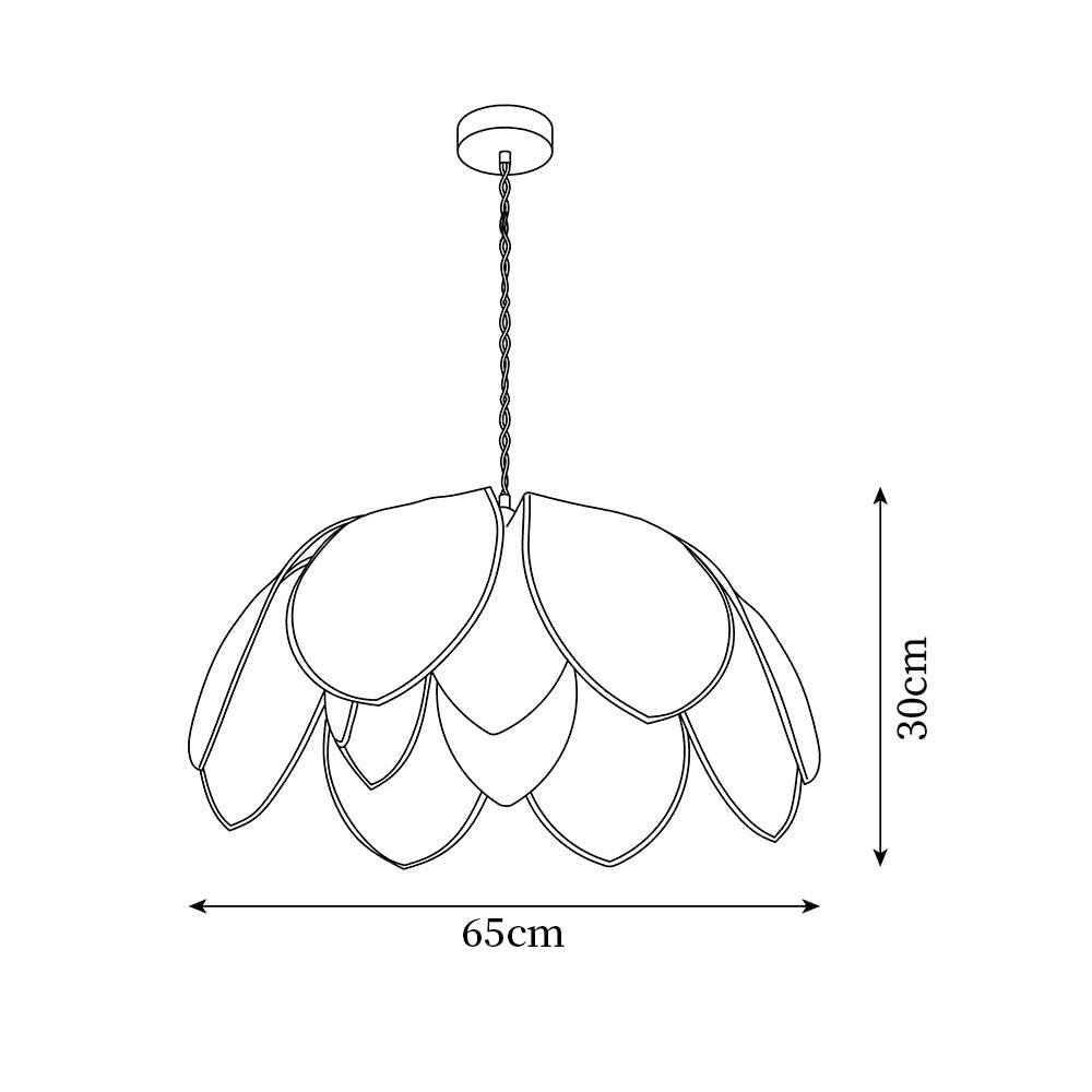 Fionel Lampe Suspension en Rattan - Neutralighting