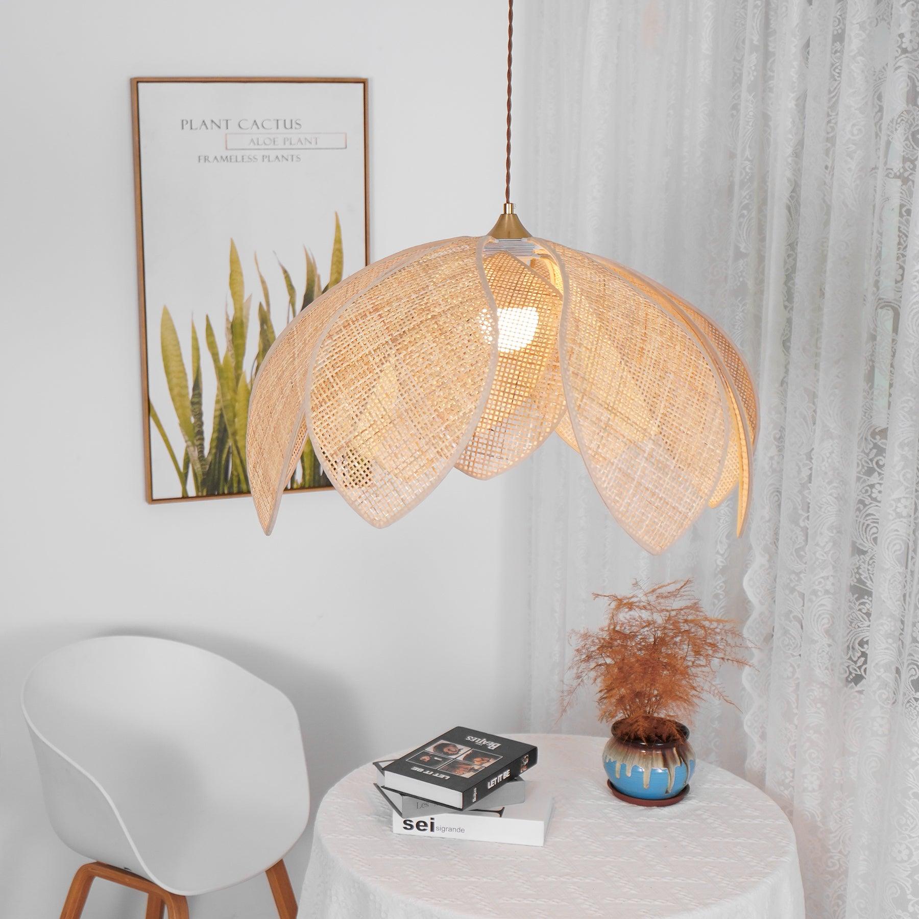 Fionel Lampe Suspension en Rattan - Neutralighting