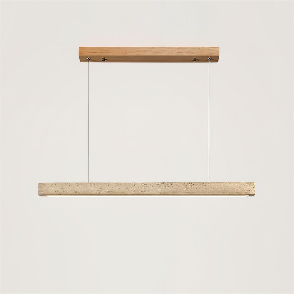 Delya Suspension Linéaire en Travertin - Neutralighting