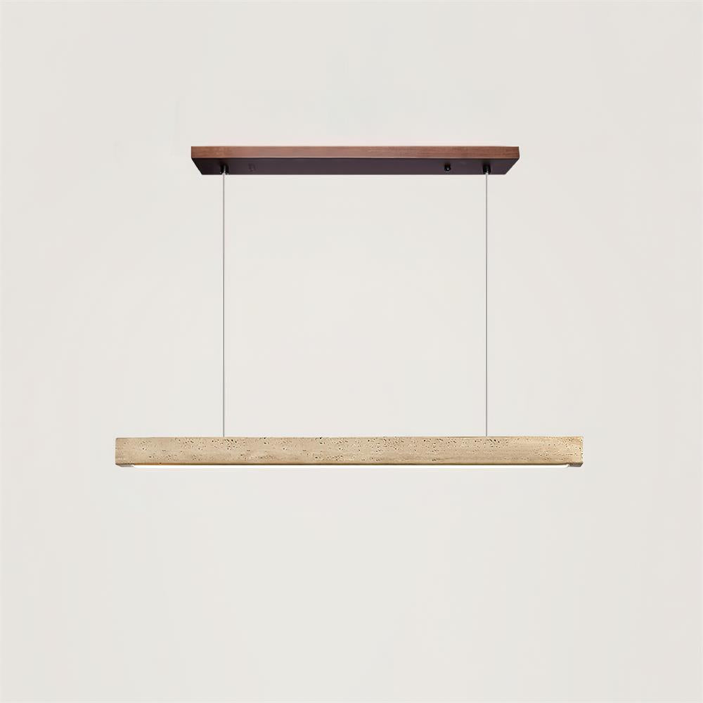 Delya Suspension Linéaire en Travertin - Neutralighting