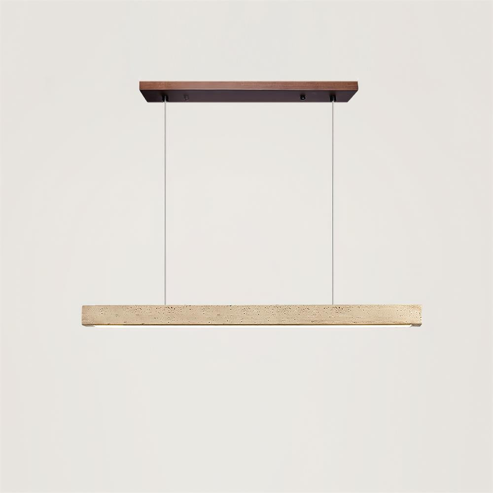 Delya Suspension Linéaire en Travertin - Neutralighting