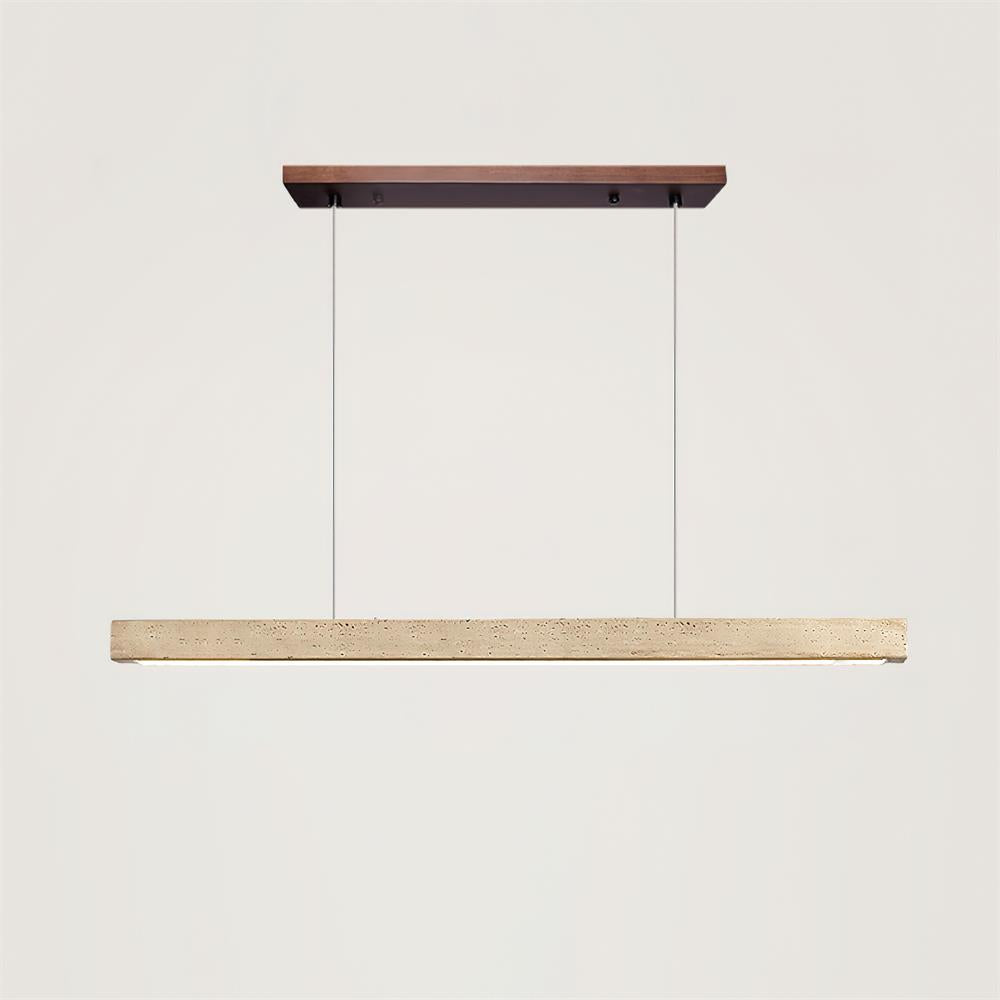 Delya Suspension Linéaire en Travertin - Neutralighting