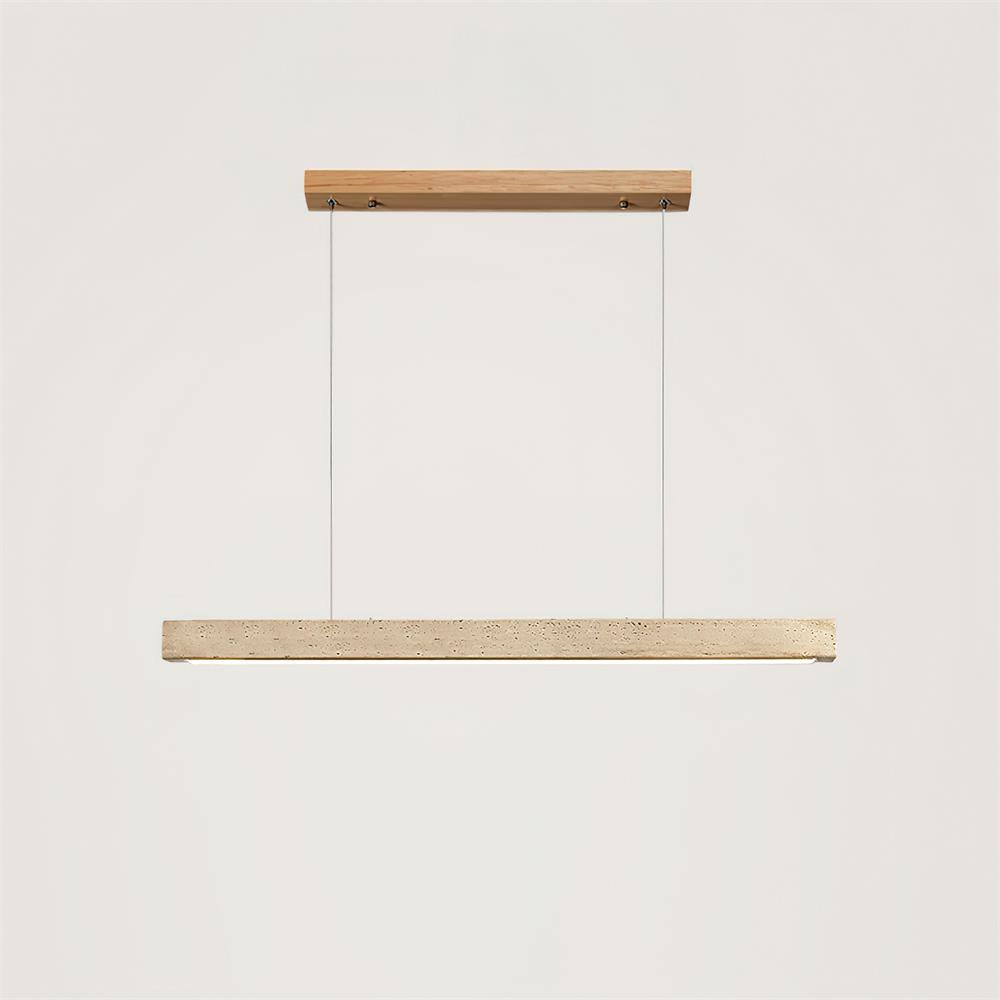 Delya Suspension Linéaire en Travertin - Neutralighting