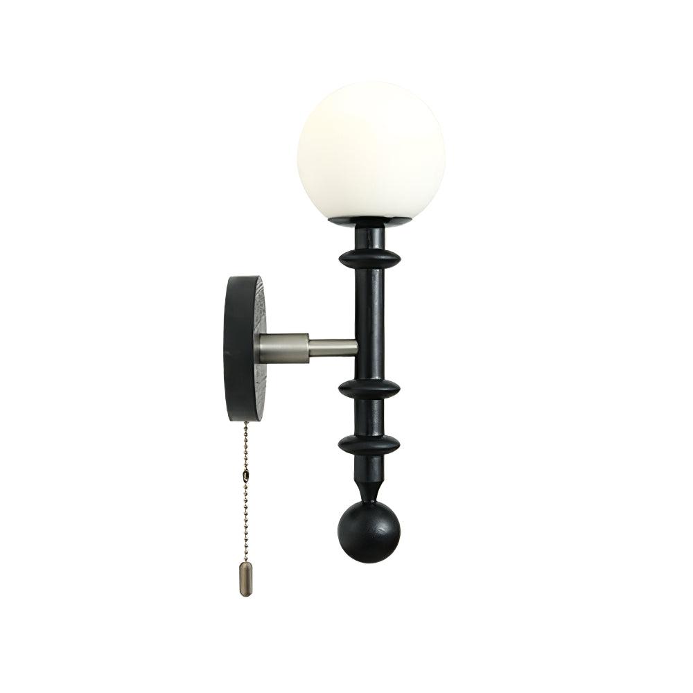 Elmiror Applique Murale en Verre et Bois Moderne - Neutralighting