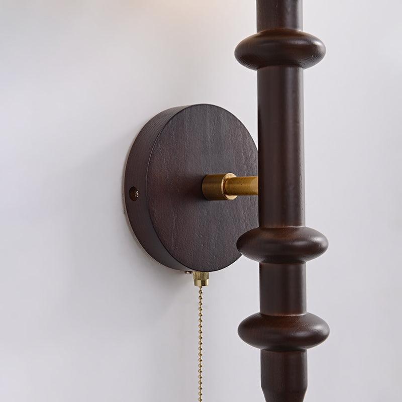 Elmiror Applique Murale en Verre et Bois Moderne - Neutralighting