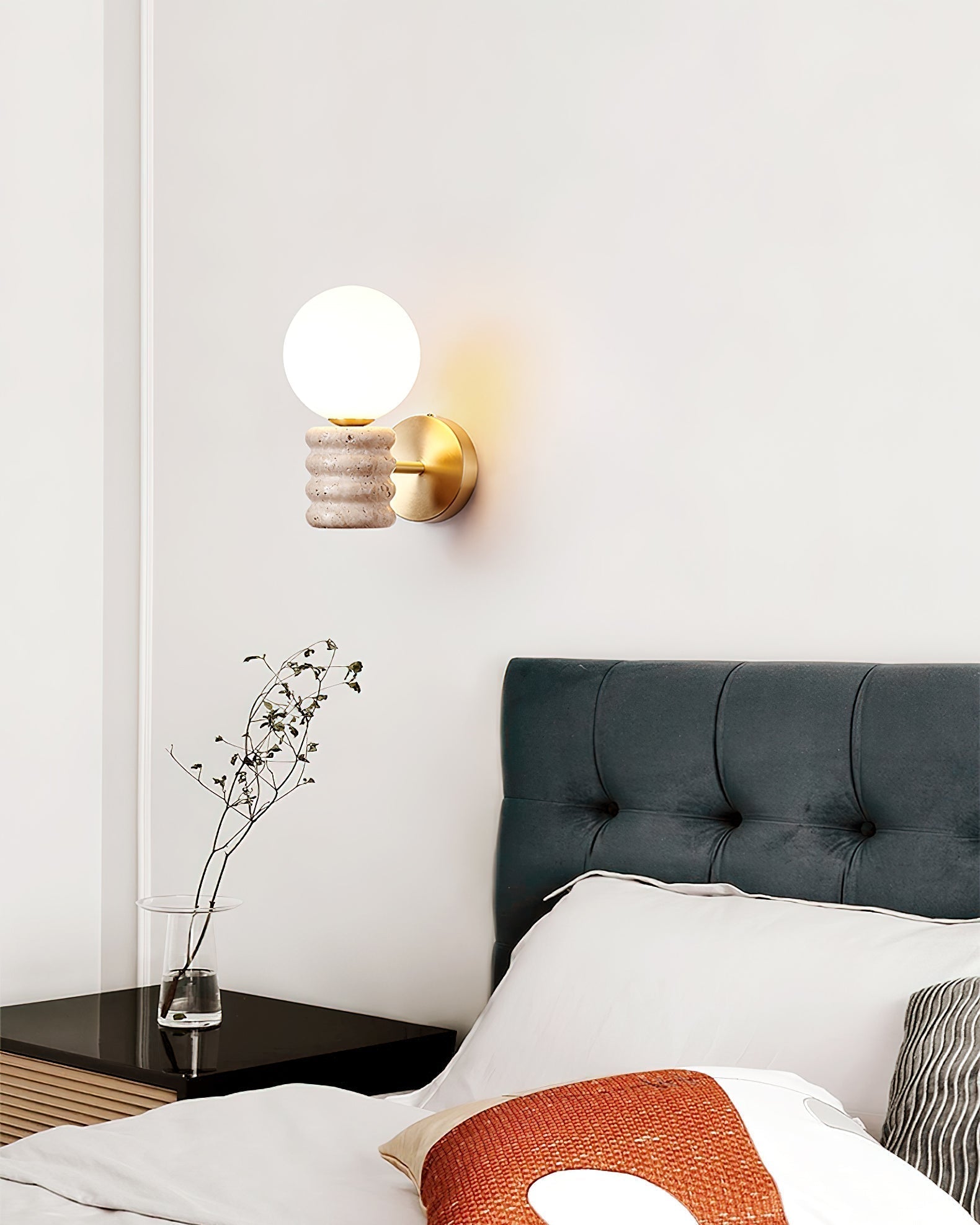 Zevelara Applique Murale Empilée en Travertin - Neutralighting